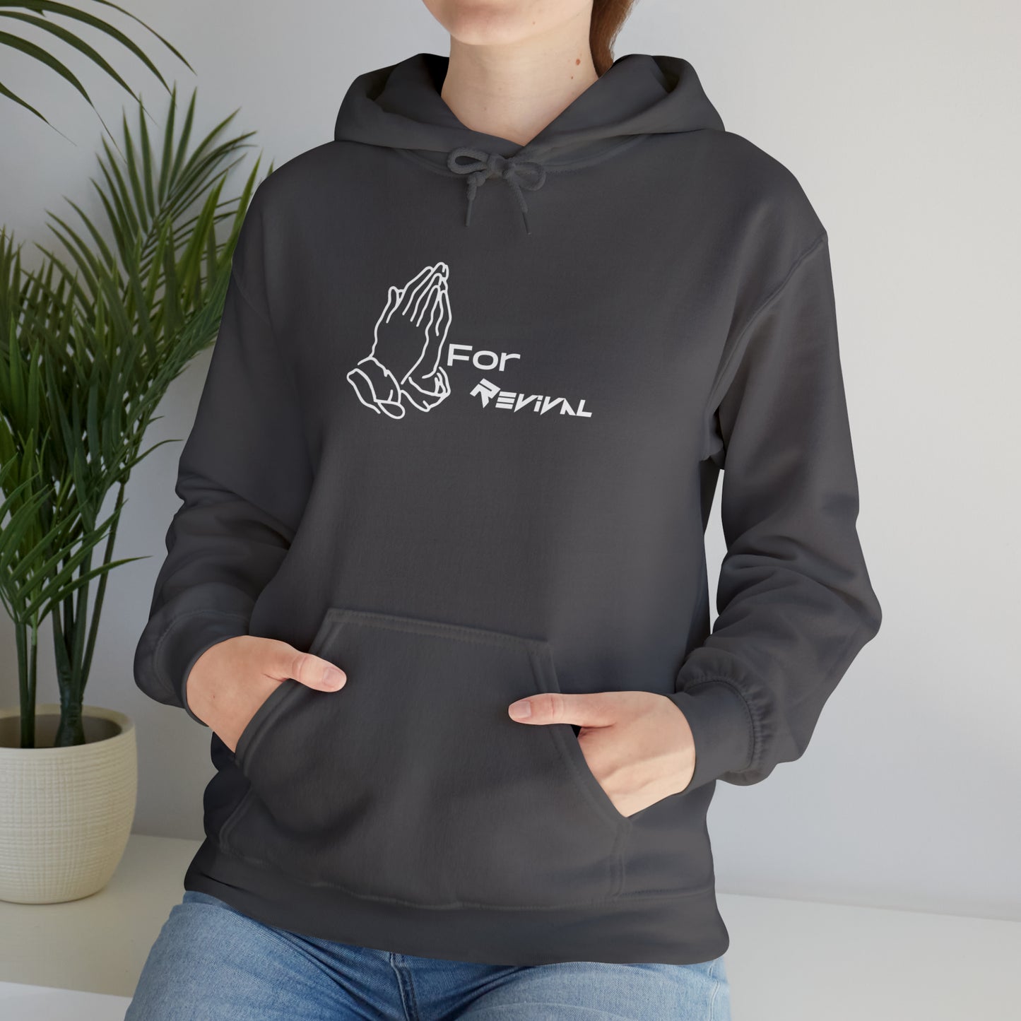 Pray for Revival by Revival Hooded Sweatshirt, Long Sleeved Hoodie for Men and Women, Gift for Men, Gift for Women