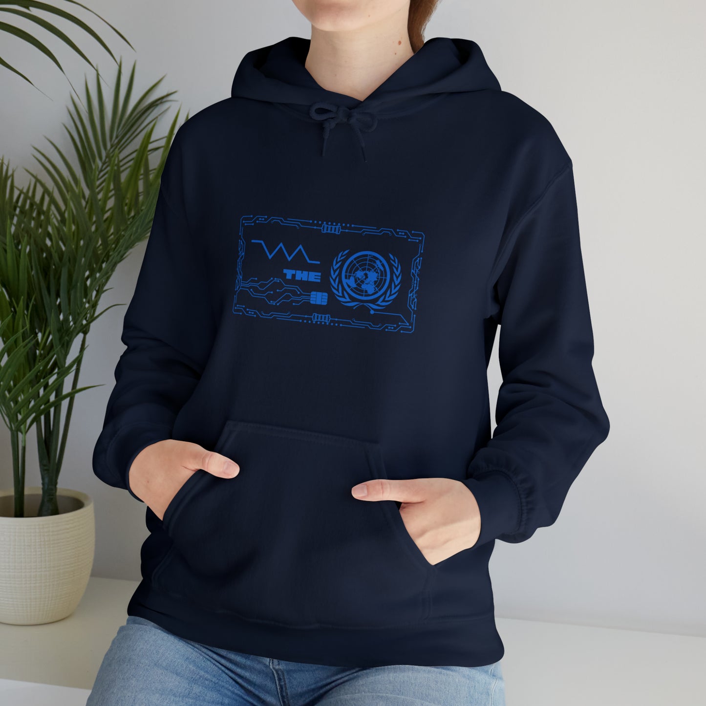 Resist the UN by Revival Hooded Sweatshirt, Long Sleeved Hoodie for Men and Women, Gift for Men, Gift for Women