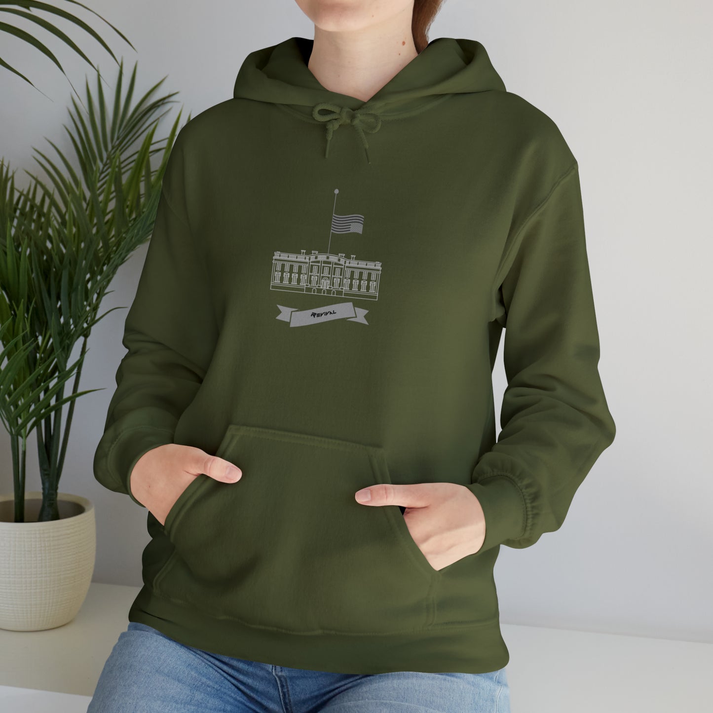 Distress Signal by Revival Heavy Hooded Sweatshirt, Warm Hoodie for Men and Women, Gift for Men, Gift for Women