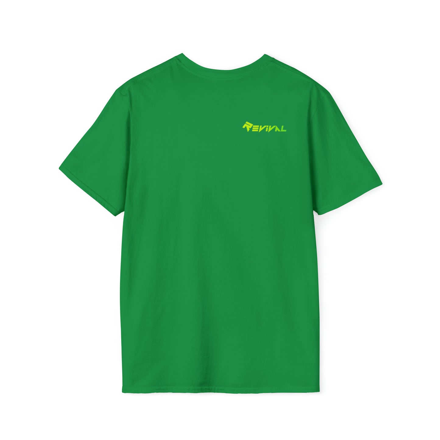 Pray for Revival Neon Green by Revival Softstyle T-Shirt, Short Sleeved Tee for Men and Women, Gift for Men, Gift for Women