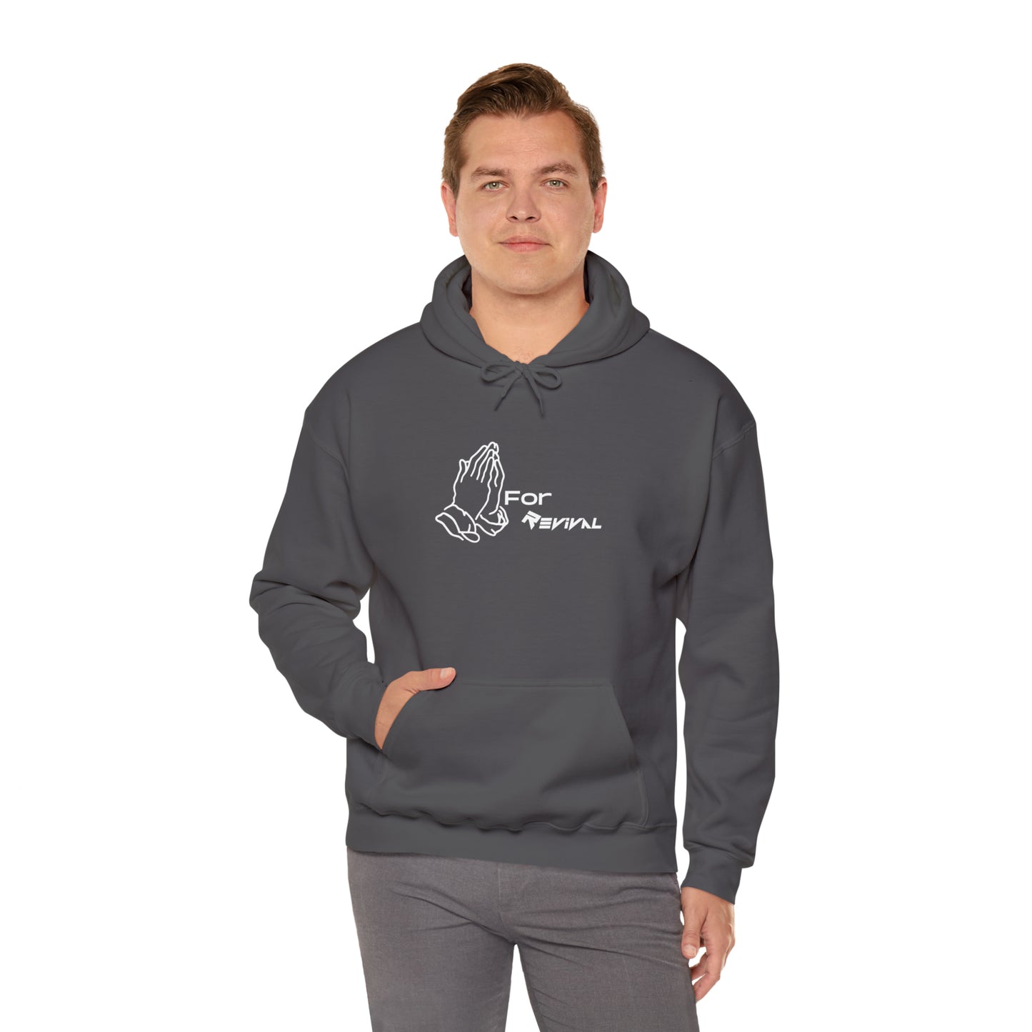 Pray for Revival by Revival Hooded Sweatshirt, Long Sleeved Hoodie for Men and Women, Gift for Men, Gift for Women