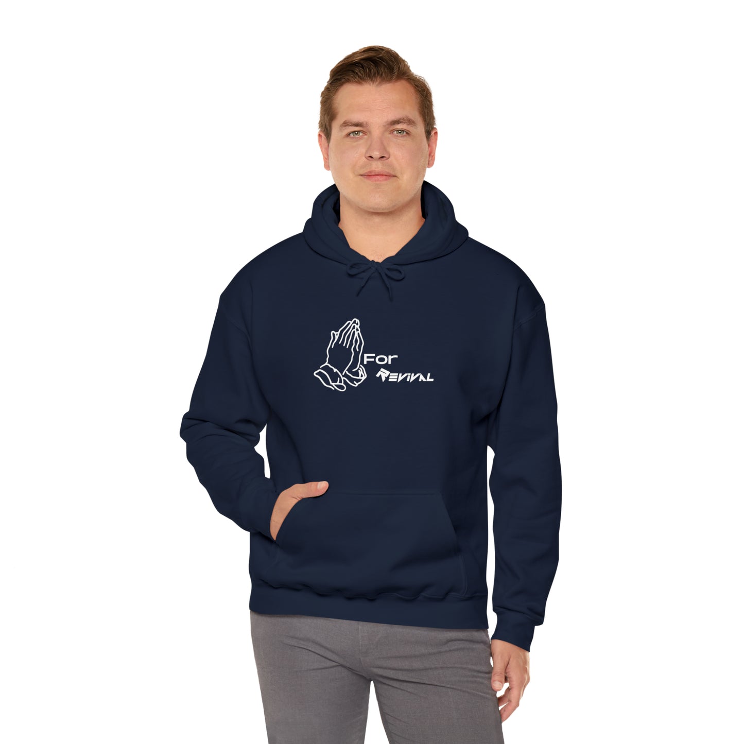Pray for Revival by Revival Hooded Sweatshirt, Long Sleeved Hoodie for Men and Women, Gift for Men, Gift for Women