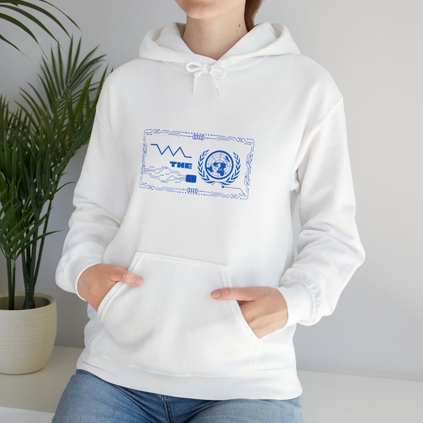 Resist the UN by Revival Hooded Sweatshirt, Long Sleeved Hoodie for Men and Women, Gift for Men, Gift for Women