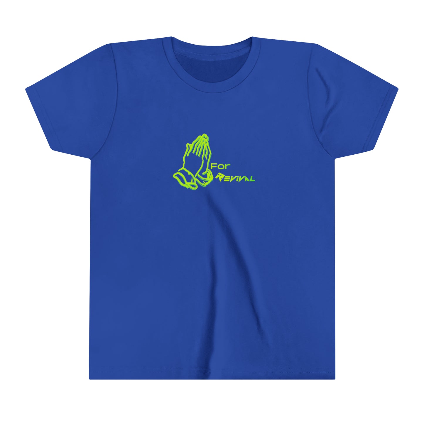 Pray for Revival Neon Green by Revival Youth Short Sleeve Tee