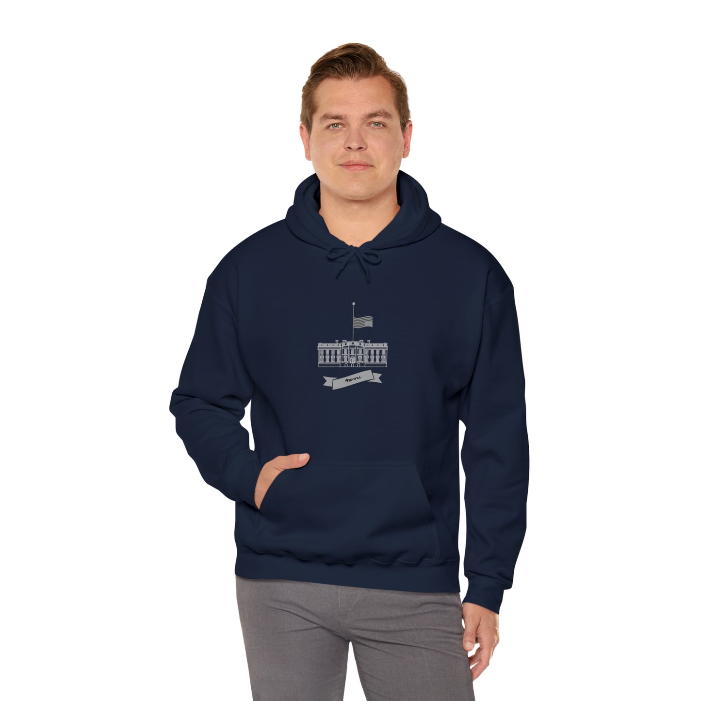 Distress Signal by Revival Heavy Hooded Sweatshirt, Warm Hoodie for Men and Women, Gift for Men, Gift for Women
