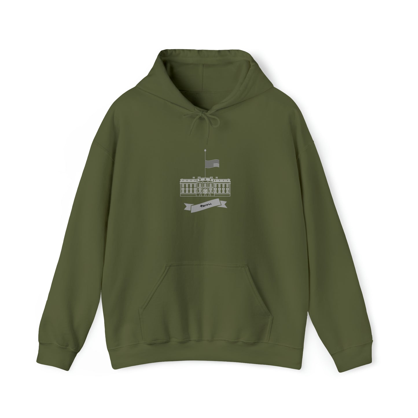 Distress Signal by Revival Heavy Hooded Sweatshirt, Warm Hoodie for Men and Women, Gift for Men, Gift for Women
