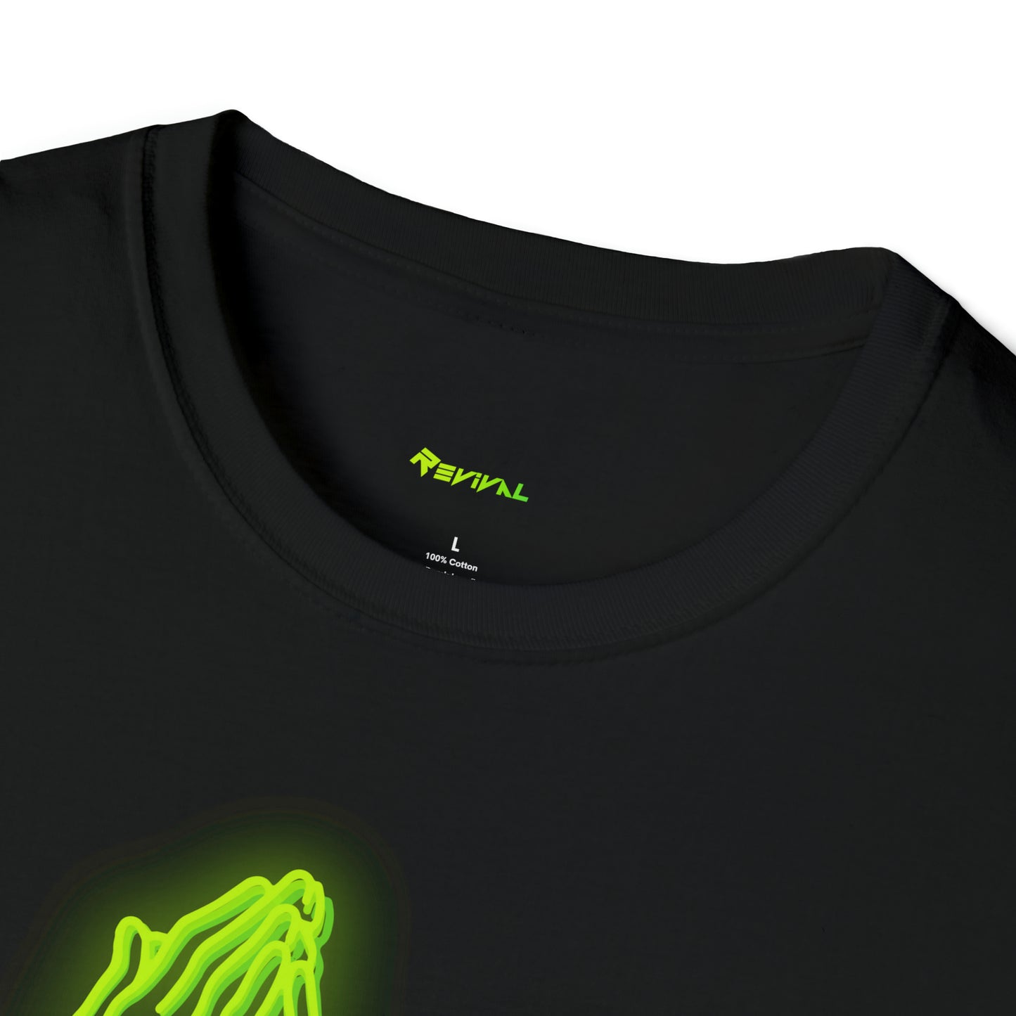 Pray for Revival Neon Green by Revival Softstyle T-Shirt, Short Sleeved Tee for Men and Women, Gift for Men, Gift for Women
