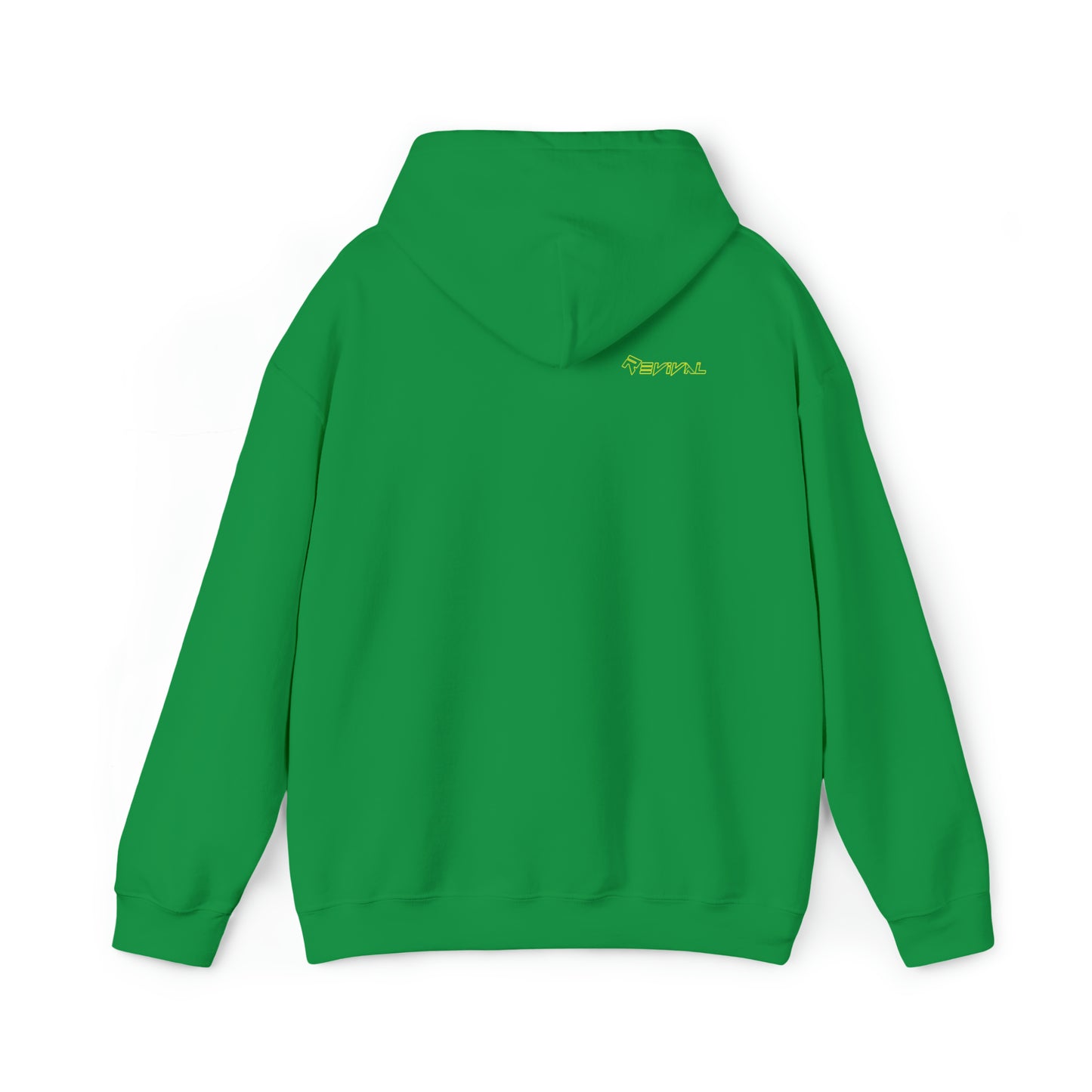 Calvary Intersection Neon Green Camo by Revival Unisex Heavy Hooded Sweatshirt, Hoodie for Men and Women, Gift for Men, Gift for Women