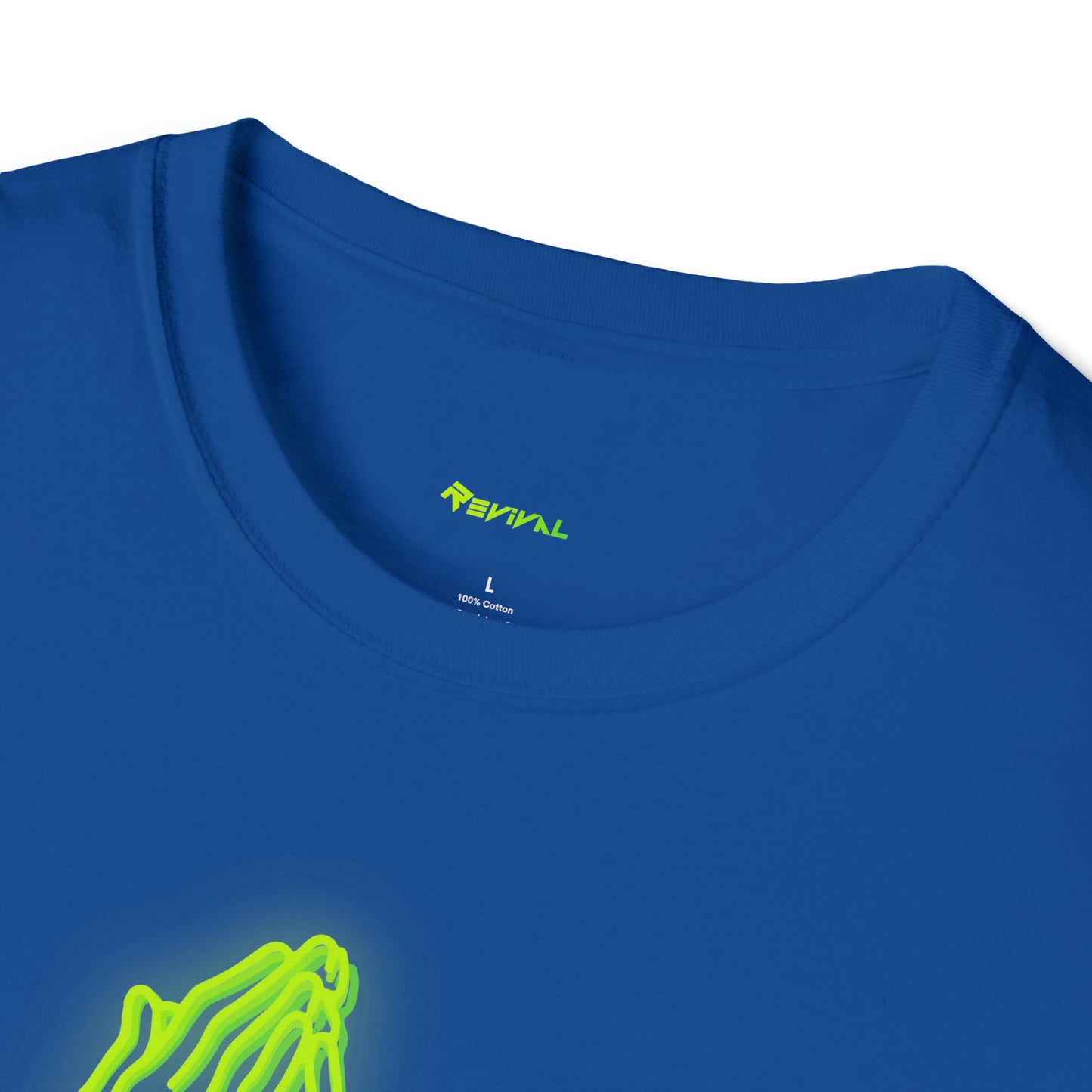 Pray for Revival Neon Green by Revival Softstyle T-Shirt, Short Sleeved Tee for Men and Women, Gift for Men, Gift for Women