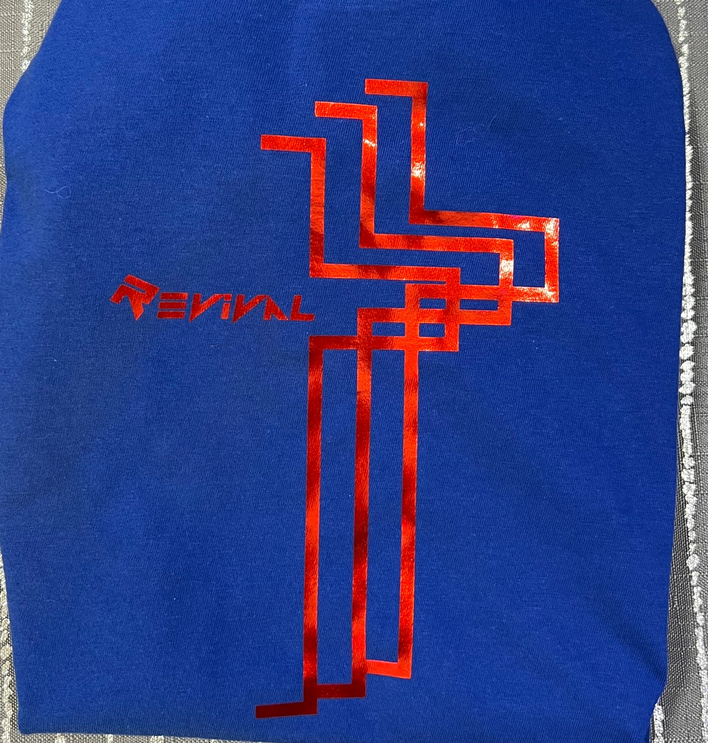 Calvary Intersect Jayhawk Ladies Fitted