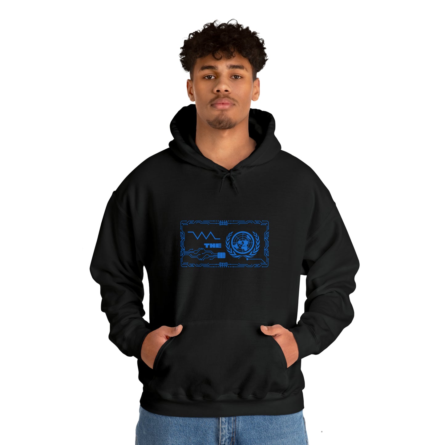 Resist the UN by Revival Hooded Sweatshirt, Long Sleeved Hoodie for Men and Women, Gift for Men, Gift for Women