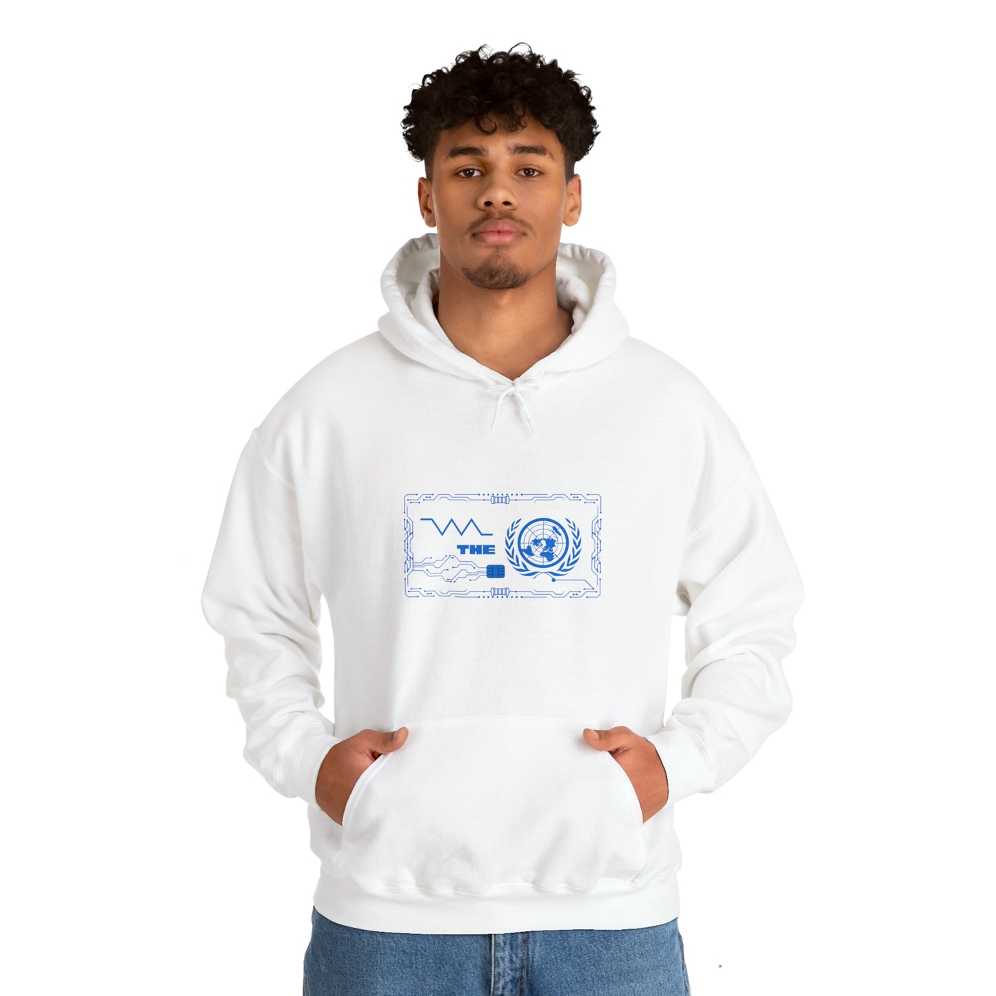 Resist the UN by Revival Hooded Sweatshirt, Long Sleeved Hoodie for Men and Women, Gift for Men, Gift for Women