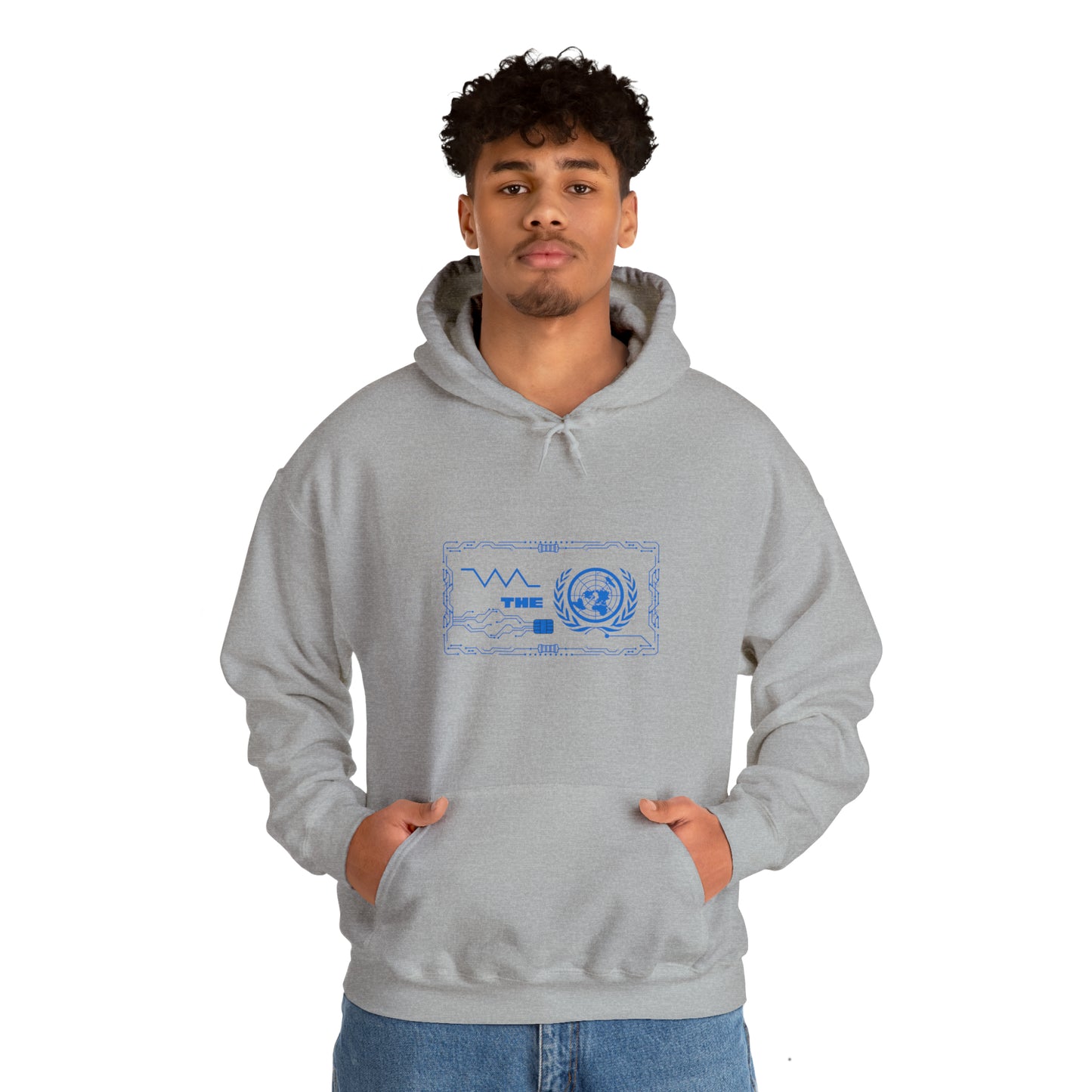 Resist the UN by Revival Hooded Sweatshirt, Long Sleeved Hoodie for Men and Women, Gift for Men, Gift for Women