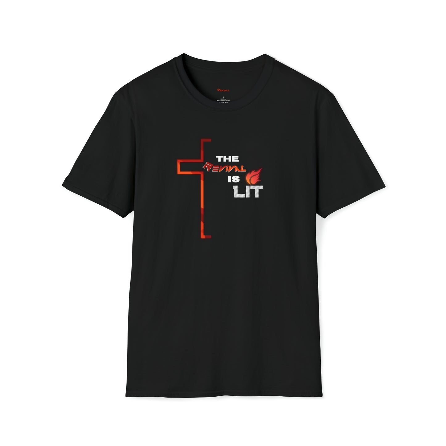 The Revival is Lit by Revival Softstyle T-Shirt, Short Sleeved Tee for Men, Gift for Men