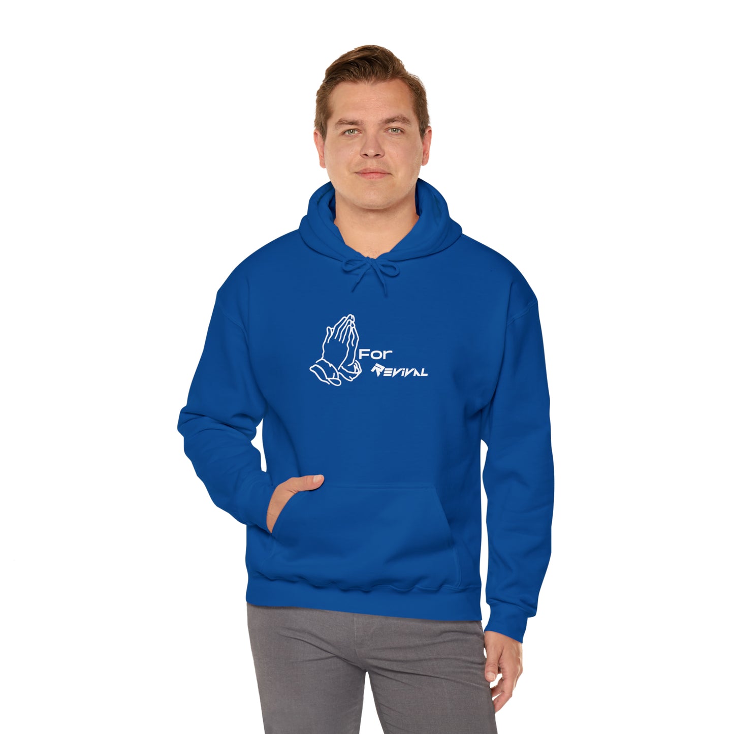 Pray for Revival by Revival Hooded Sweatshirt, Long Sleeved Hoodie for Men and Women, Gift for Men, Gift for Women