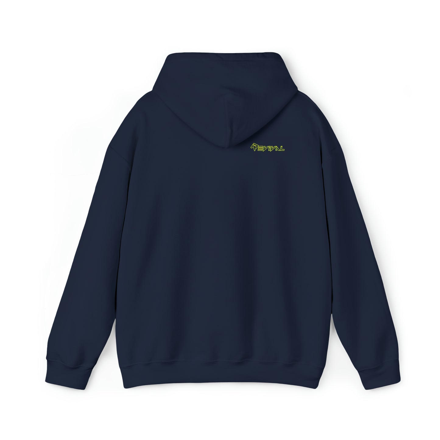 Calvary Intersection Neon Green Camo by Revival Unisex Heavy Hooded Sweatshirt, Hoodie for Men and Women, Gift for Men, Gift for Women
