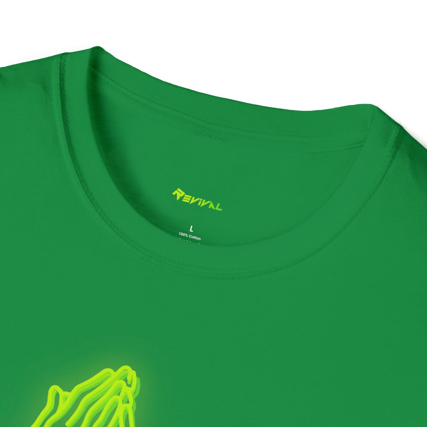 Pray for Revival Neon Green by Revival Softstyle T-Shirt, Short Sleeved Tee for Men and Women, Gift for Men, Gift for Women