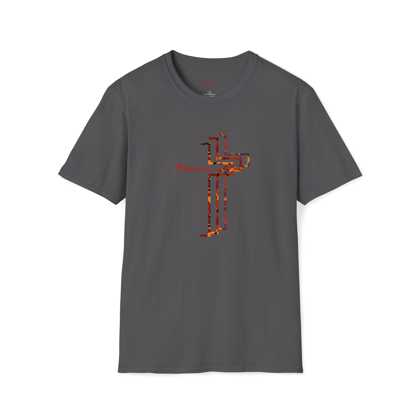 Calvary Camo Burnt Orange by Revival Softstyle T-Shirt