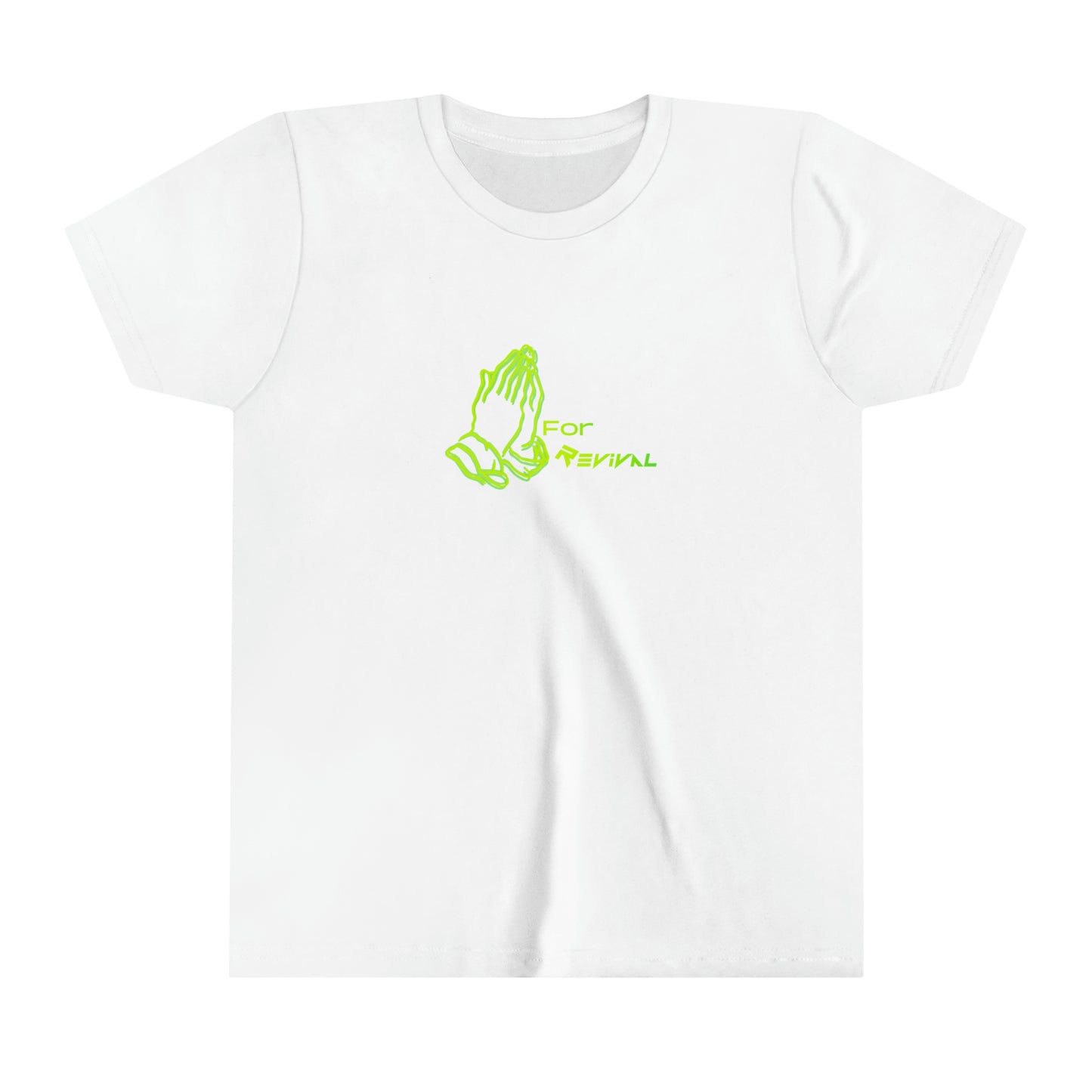Pray for Revival Neon Green by Revival Youth Short Sleeve Tee