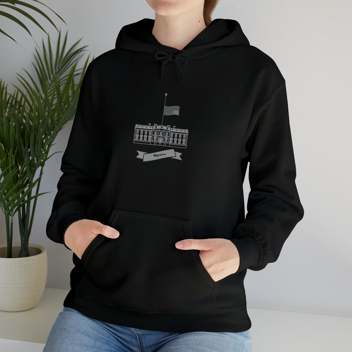 Distress Signal by Revival Heavy Hooded Sweatshirt, Warm Hoodie for Men and Women, Gift for Men, Gift for Women