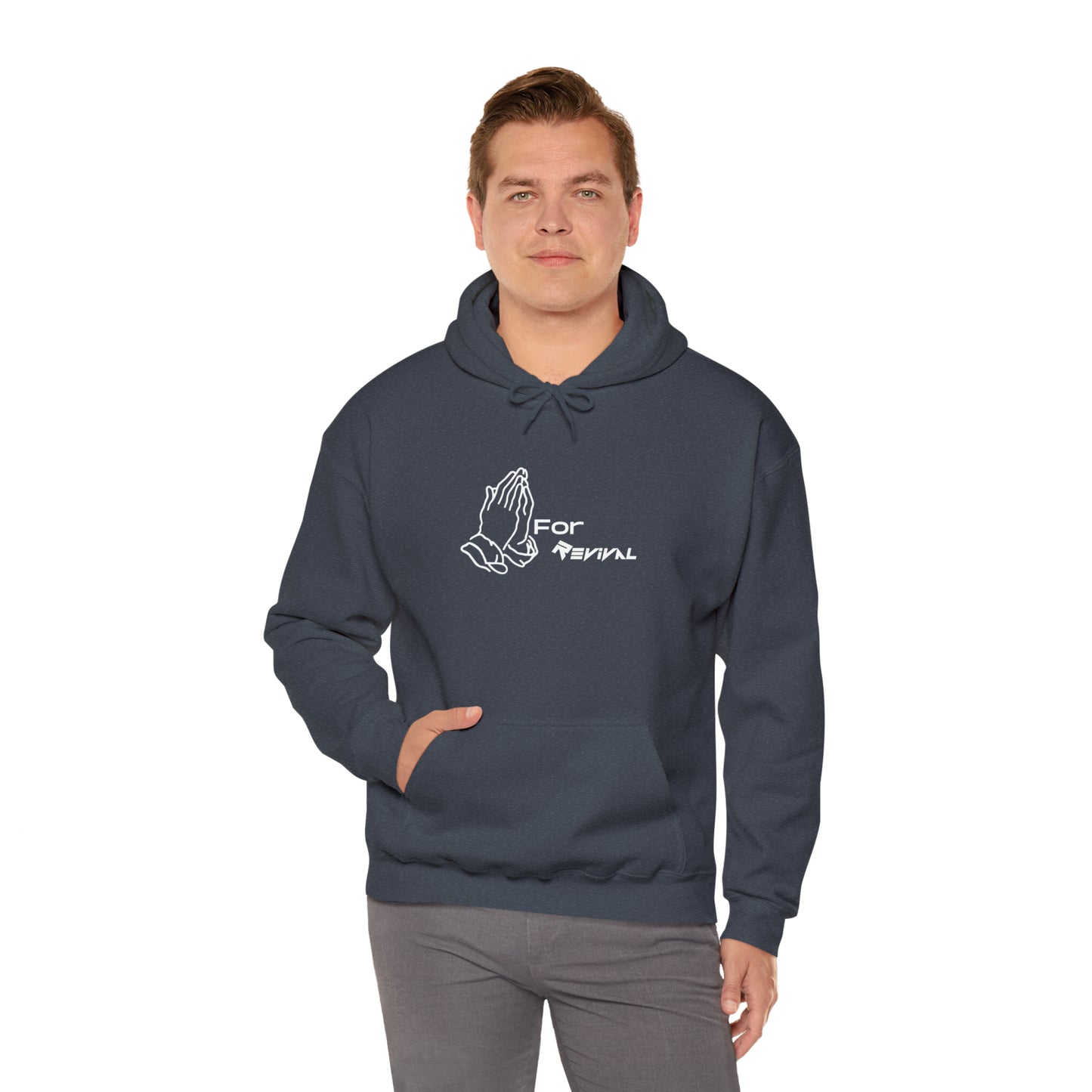 Pray for Revival by Revival Hooded Sweatshirt, Long Sleeved Hoodie for Men and Women, Gift for Men, Gift for Women