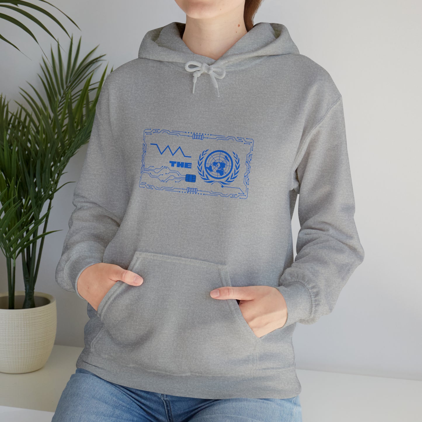 Resist the UN by Revival Hooded Sweatshirt, Long Sleeved Hoodie for Men and Women, Gift for Men, Gift for Women