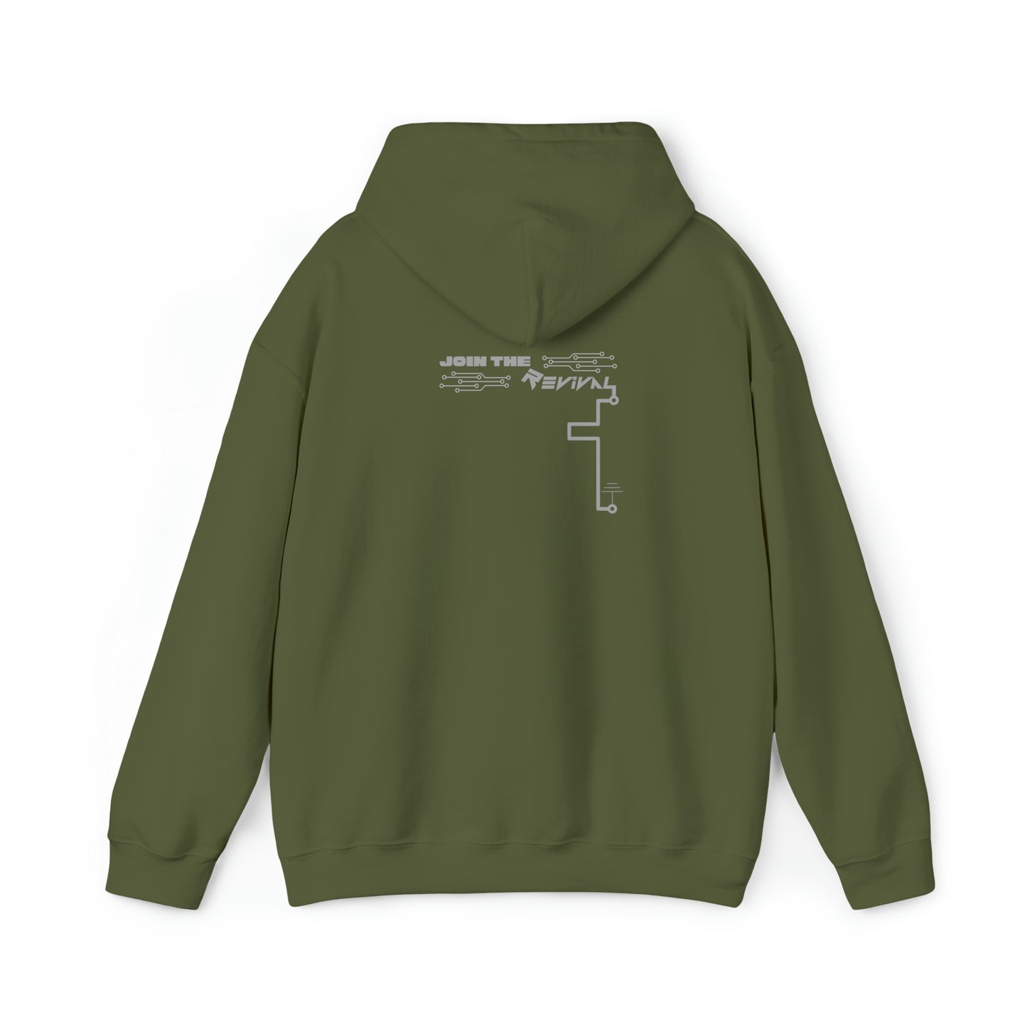 Distress Signal by Revival Heavy Hooded Sweatshirt, Warm Hoodie for Men and Women, Gift for Men, Gift for Women
