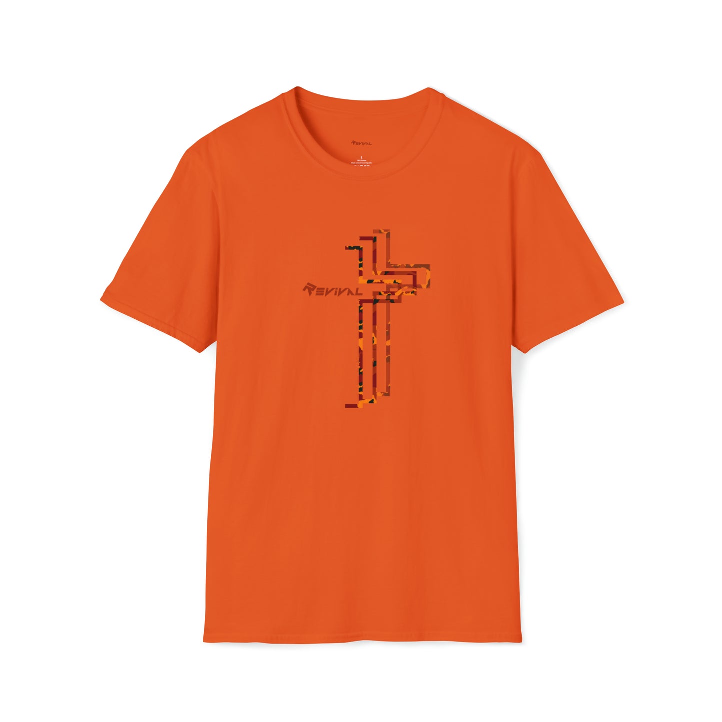Calvary Camo Burnt Orange by Revival Softstyle T-Shirt