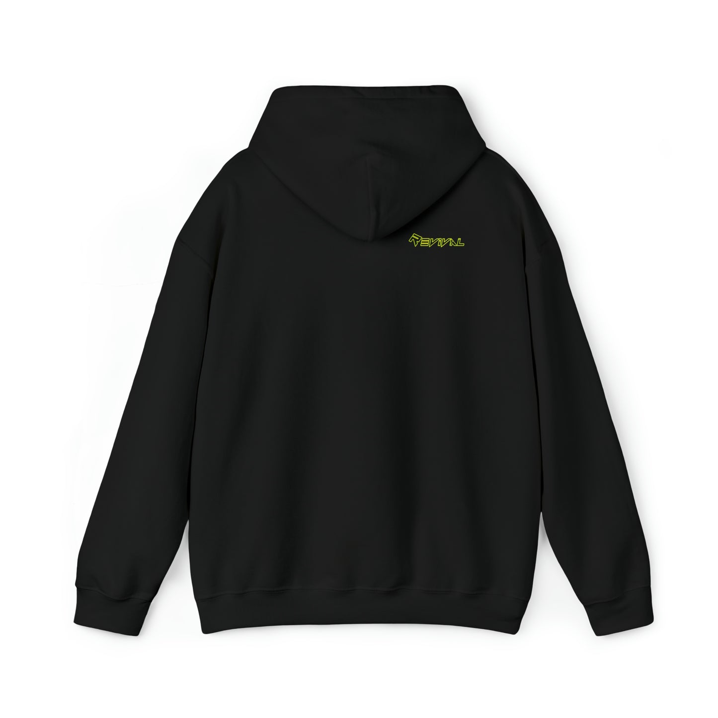 Calvary Intersection Neon Green Camo by Revival Unisex Heavy Hooded Sweatshirt, Hoodie for Men and Women, Gift for Men, Gift for Women