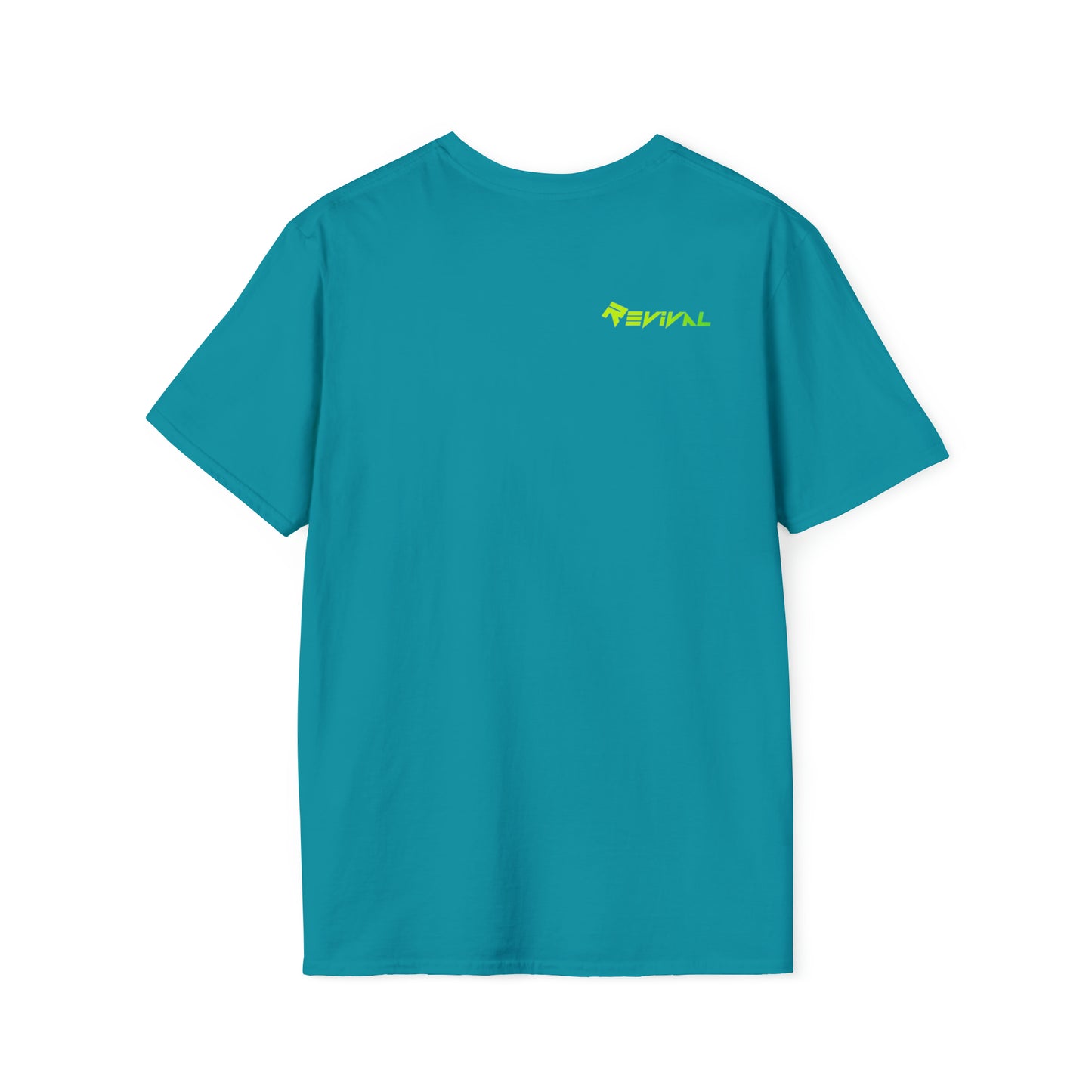 Pray for Revival Neon Green by Revival Softstyle T-Shirt, Short Sleeved Tee for Men and Women, Gift for Men, Gift for Women