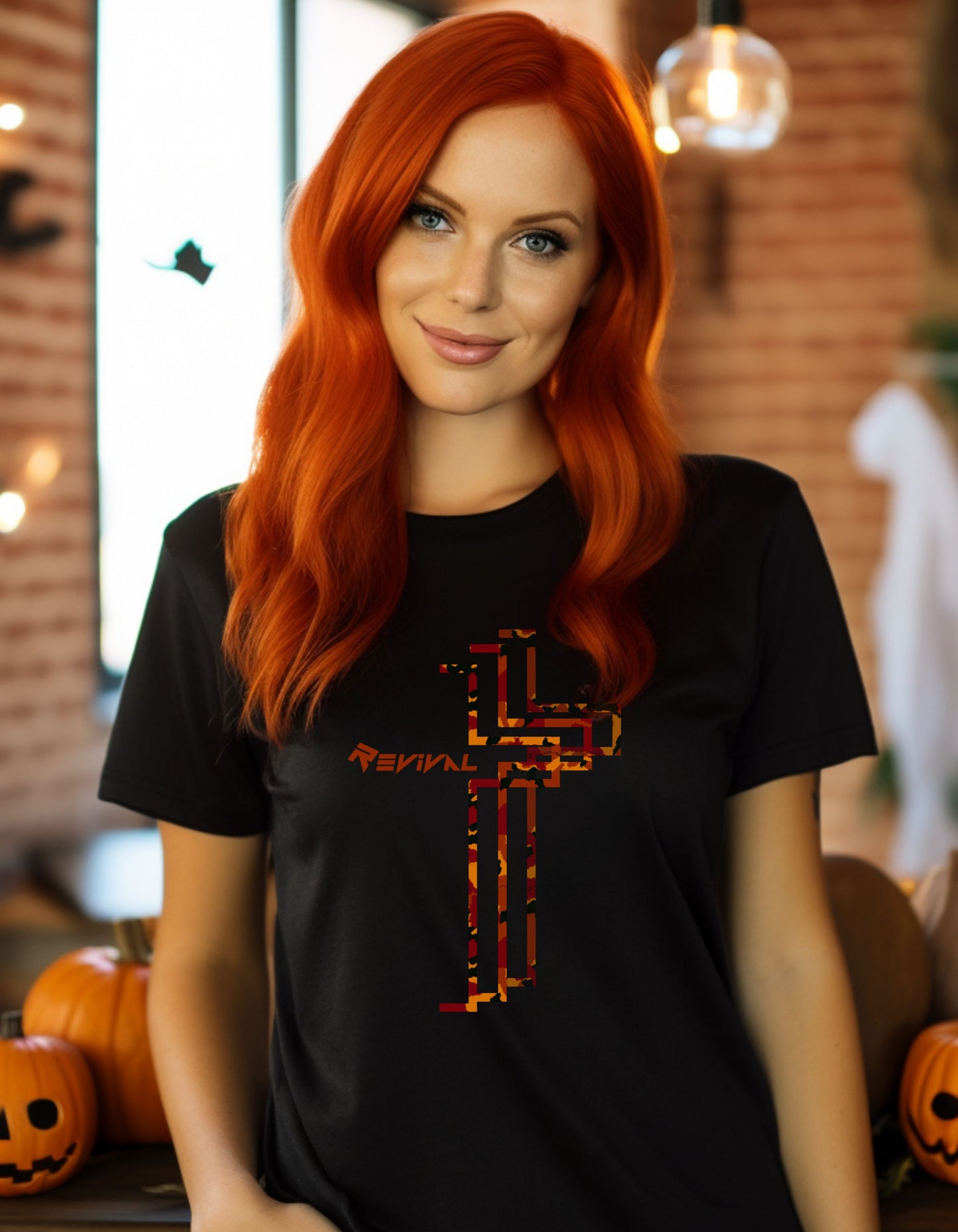 Calvary Camo Burnt Orange by Revival Softstyle T-Shirt