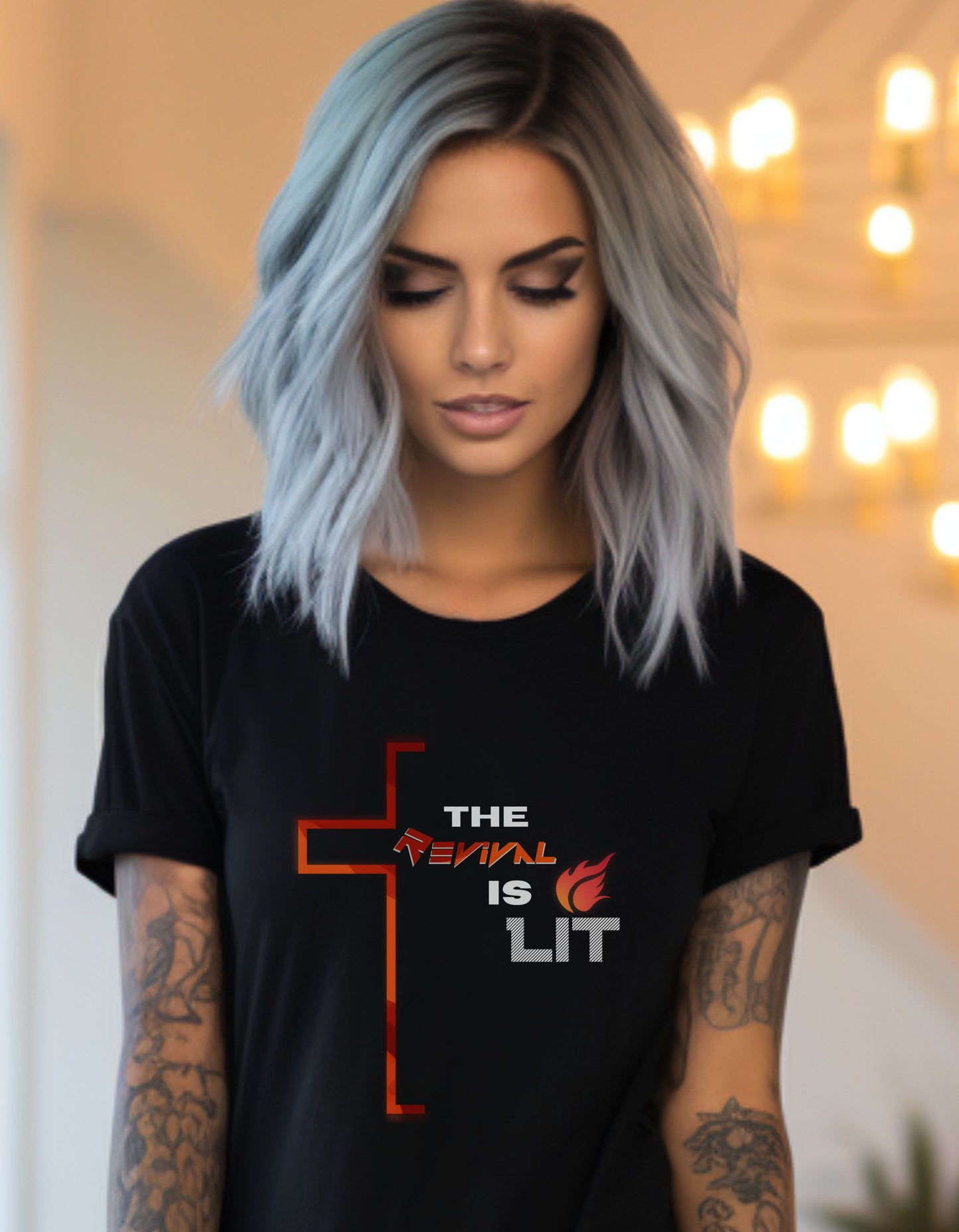 The Revival is Lit by Revival Softstyle T-Shirt, Short Sleeved Tee for Men, Gift for Men