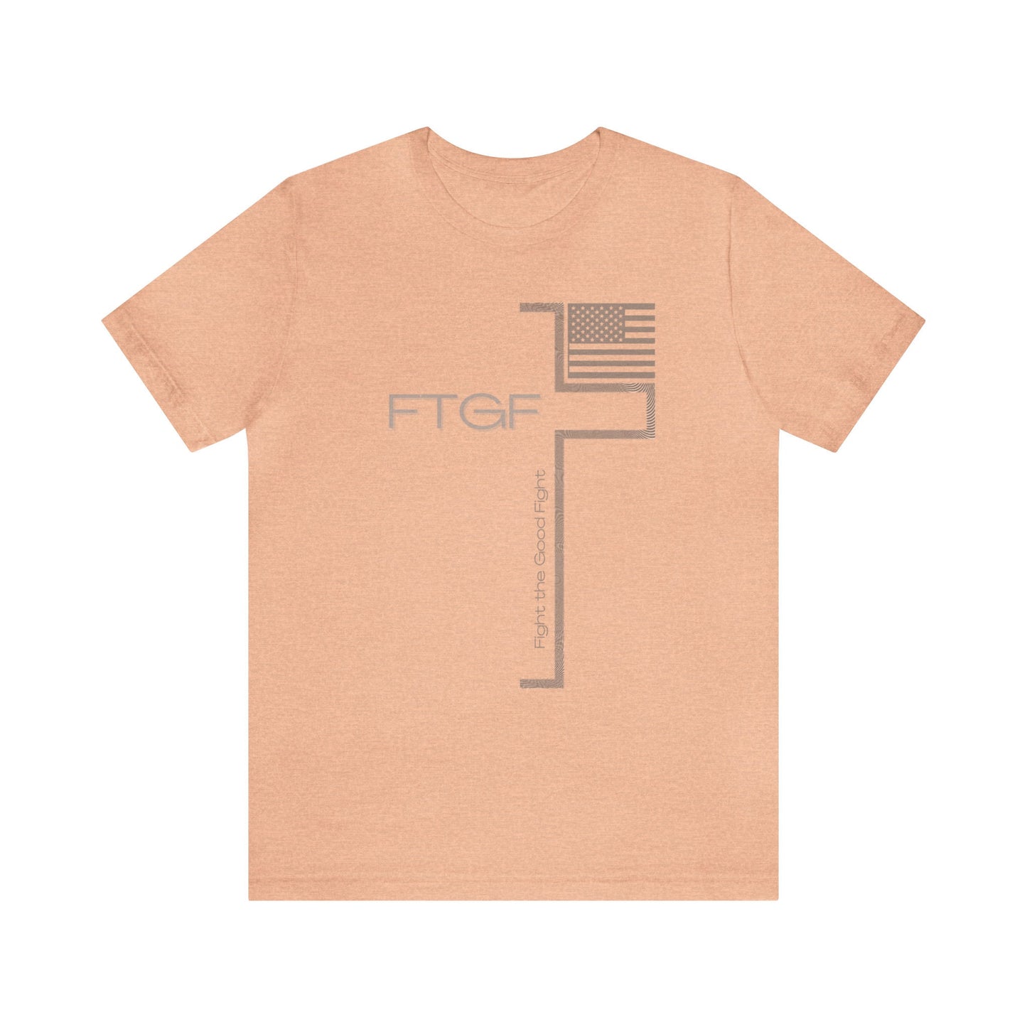 Fight the Good Fight FTGF by Revival Unisex Jersey Short Sleeve Tee, Men's and Women's T-Shirt