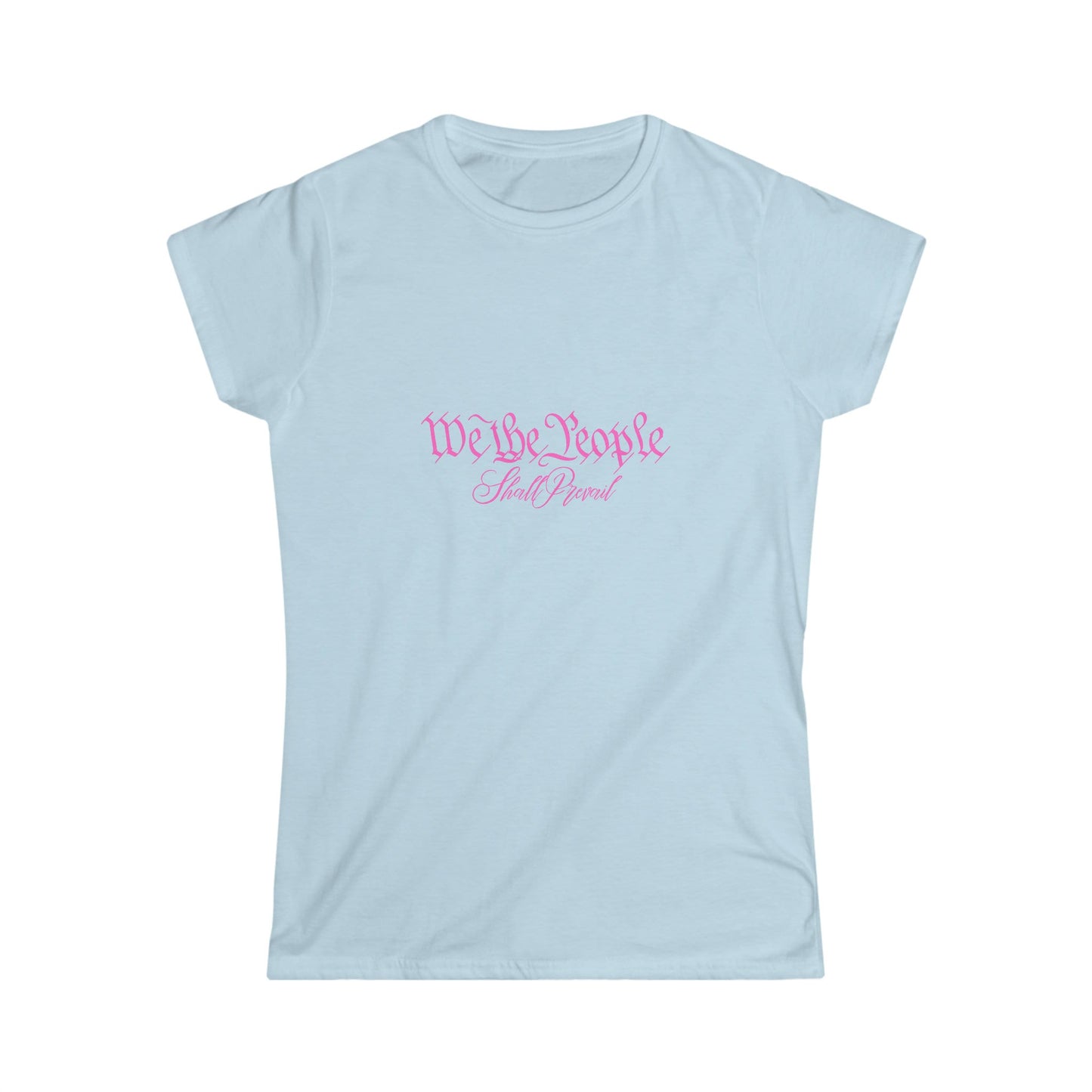 We Shall Prevail Women's Softstyle Tee by Revival, Women's Patriotic T-Shirt, Gifts for Women