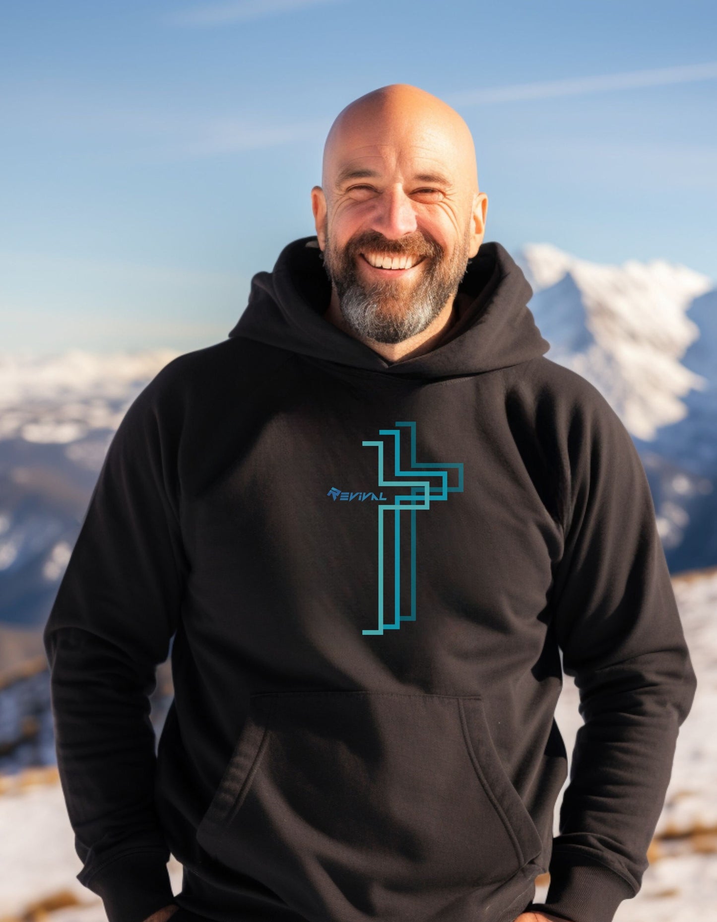 Calvary Intersection by Revival Hooded Sweatshirt, Men's and Women's Hoodie