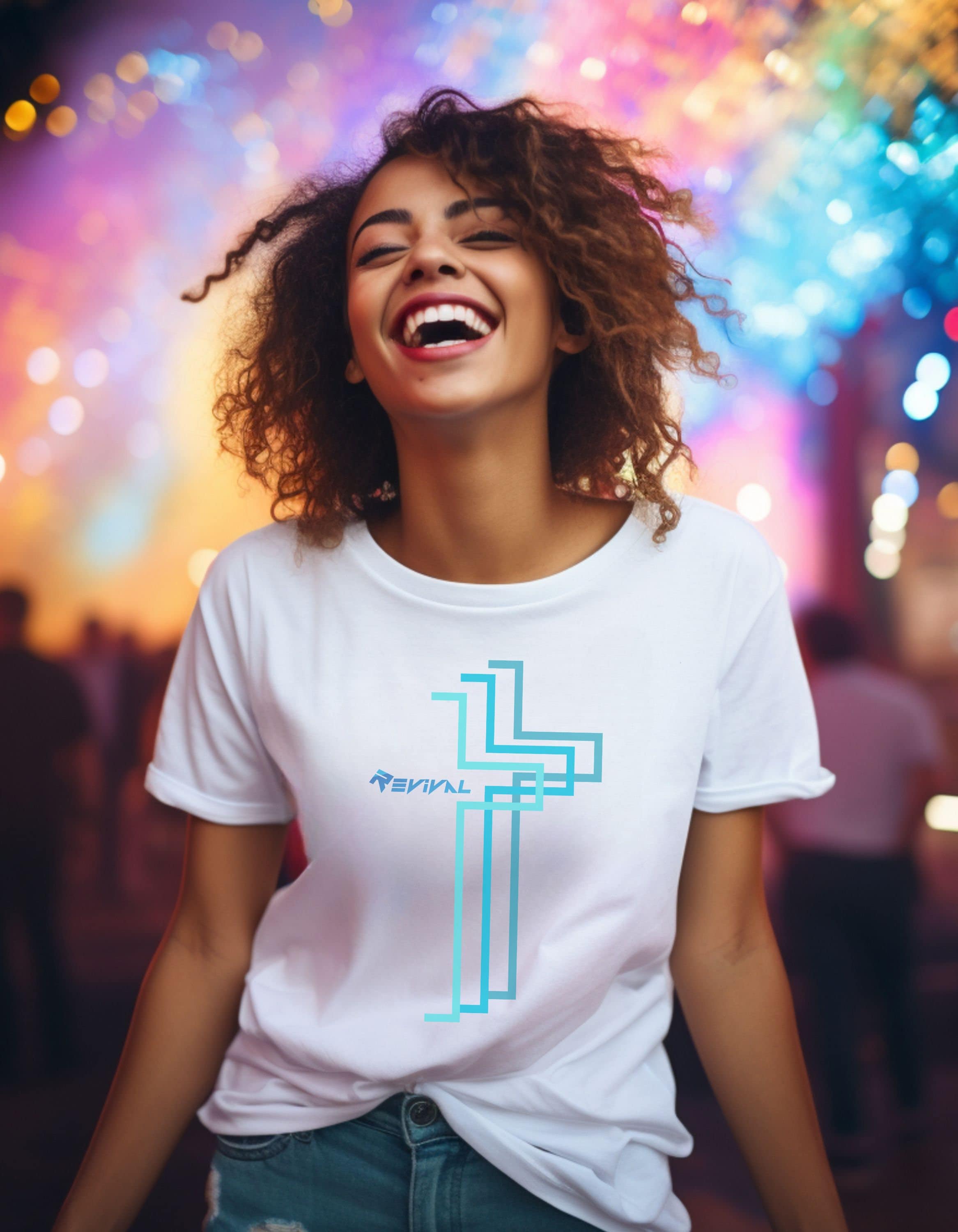 Calvary Intersection by Revival Unisex Heavy Cotton Tee, Women's and Men's T-Shirt