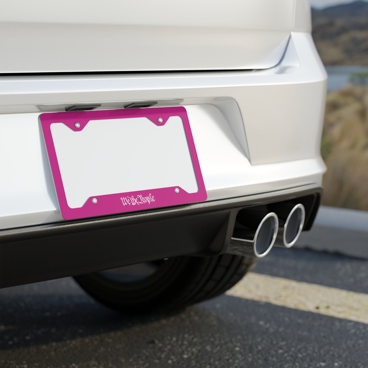 We the Plate People by Revival Metal License Plate Frame, Automotive Accessories, New Car and Truck Accessories