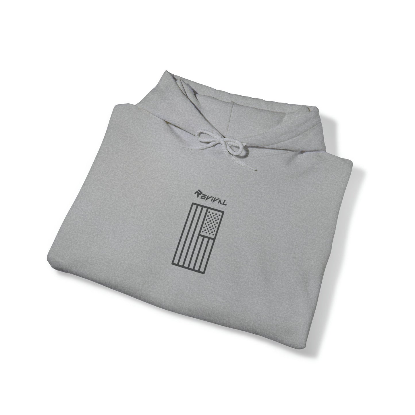 Vertical Integration by Revival Hooded Sweatshirt, Fall Hoodie, Warm Hoodie, Pullover, Gifts for men, Gifts for Women, USA Sweatshirt, Flag