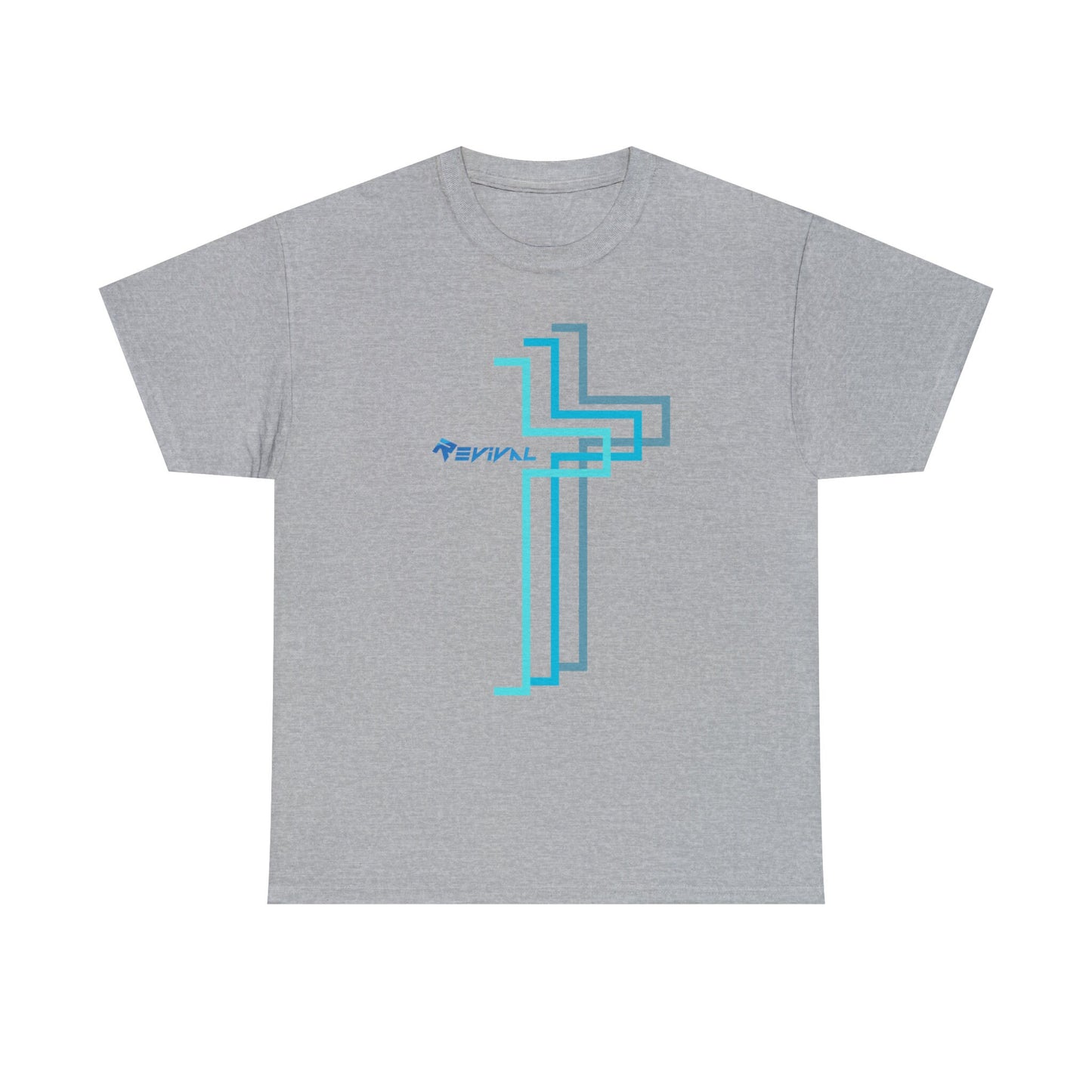 Calvary Intersection by Revival Unisex Heavy Cotton Tee, Women's and Men's T-Shirt
