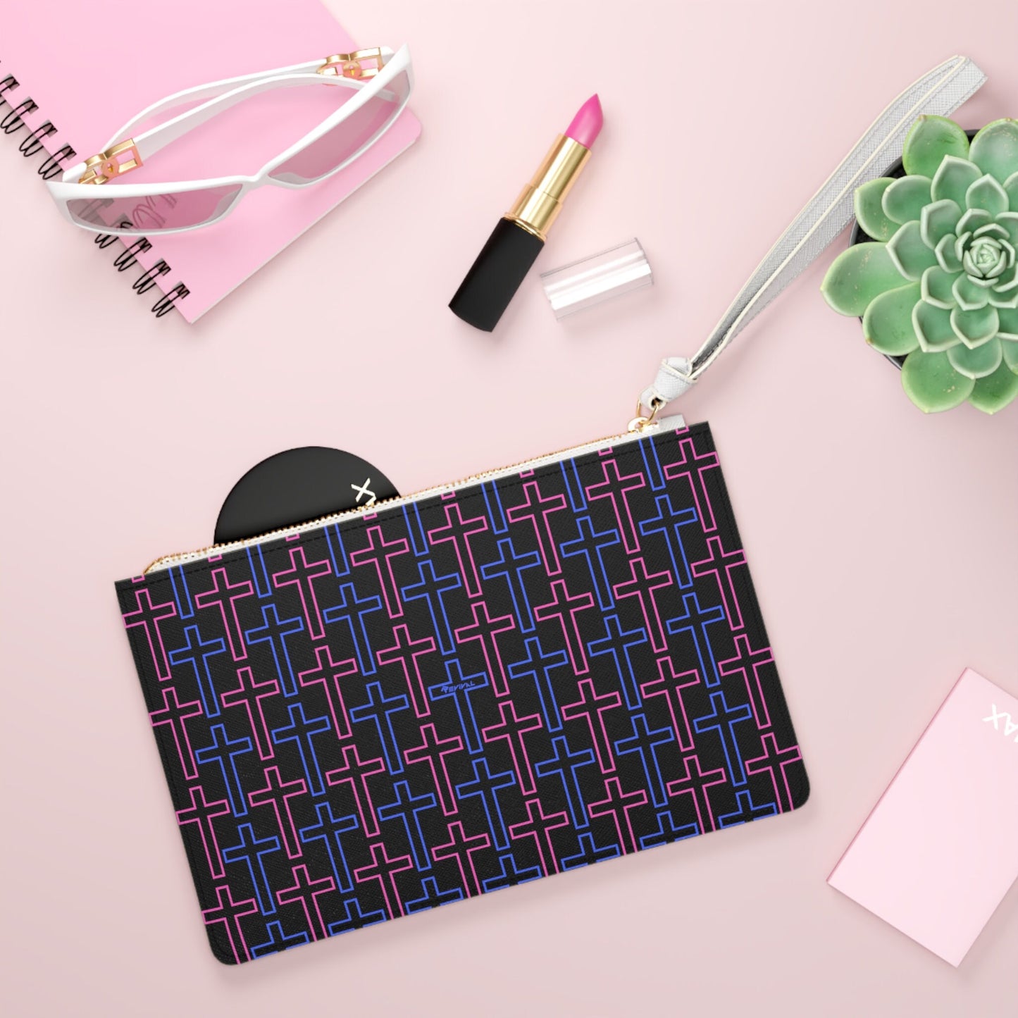 Cross Hatch Clutch by Revival Clutch Bag, Evening Bag, Clutch Bag, Purse, Gift for Women