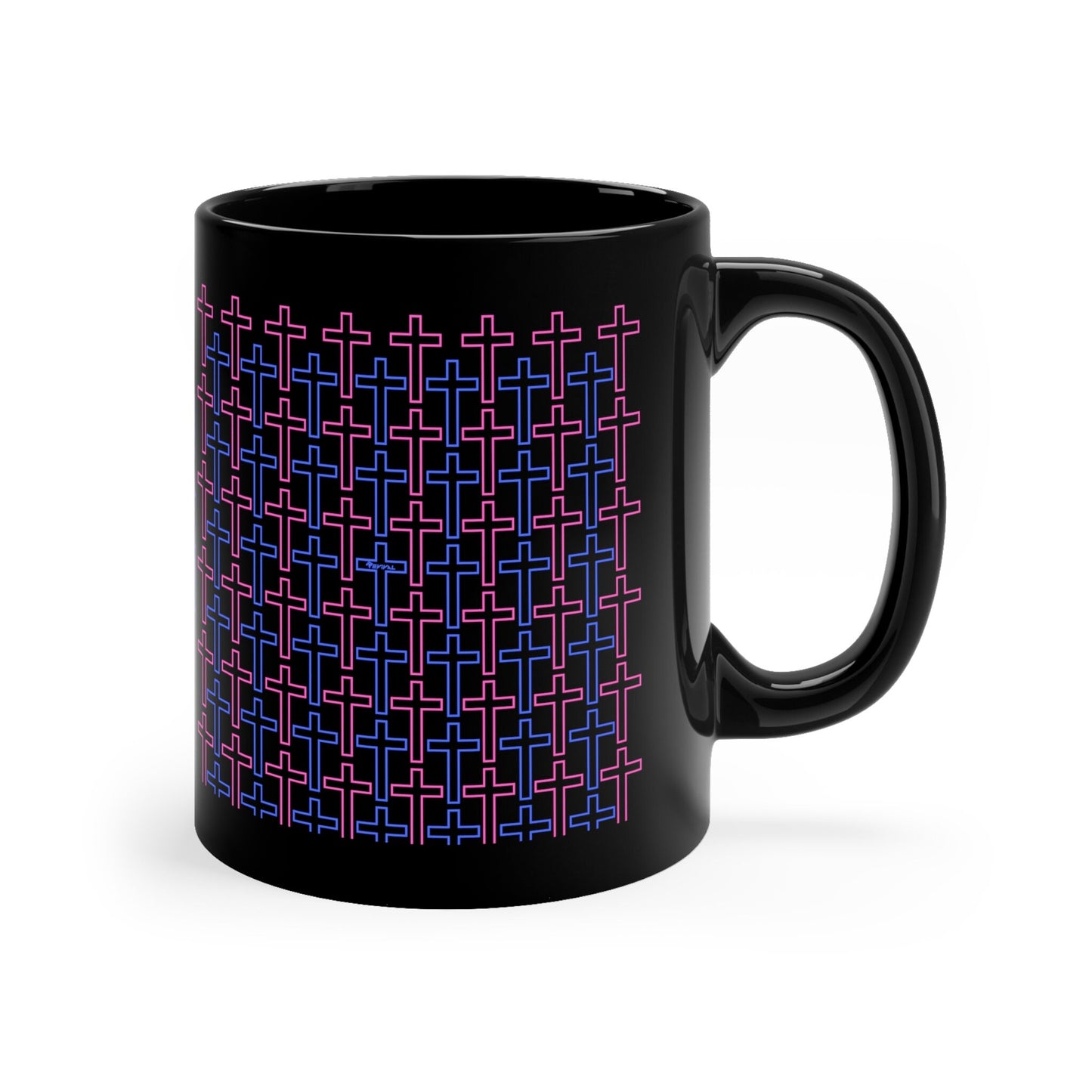 Fashionista Barista Coffee Mug by Revival 11oz Black Mug, Drinkware, Cup, Gift for Women