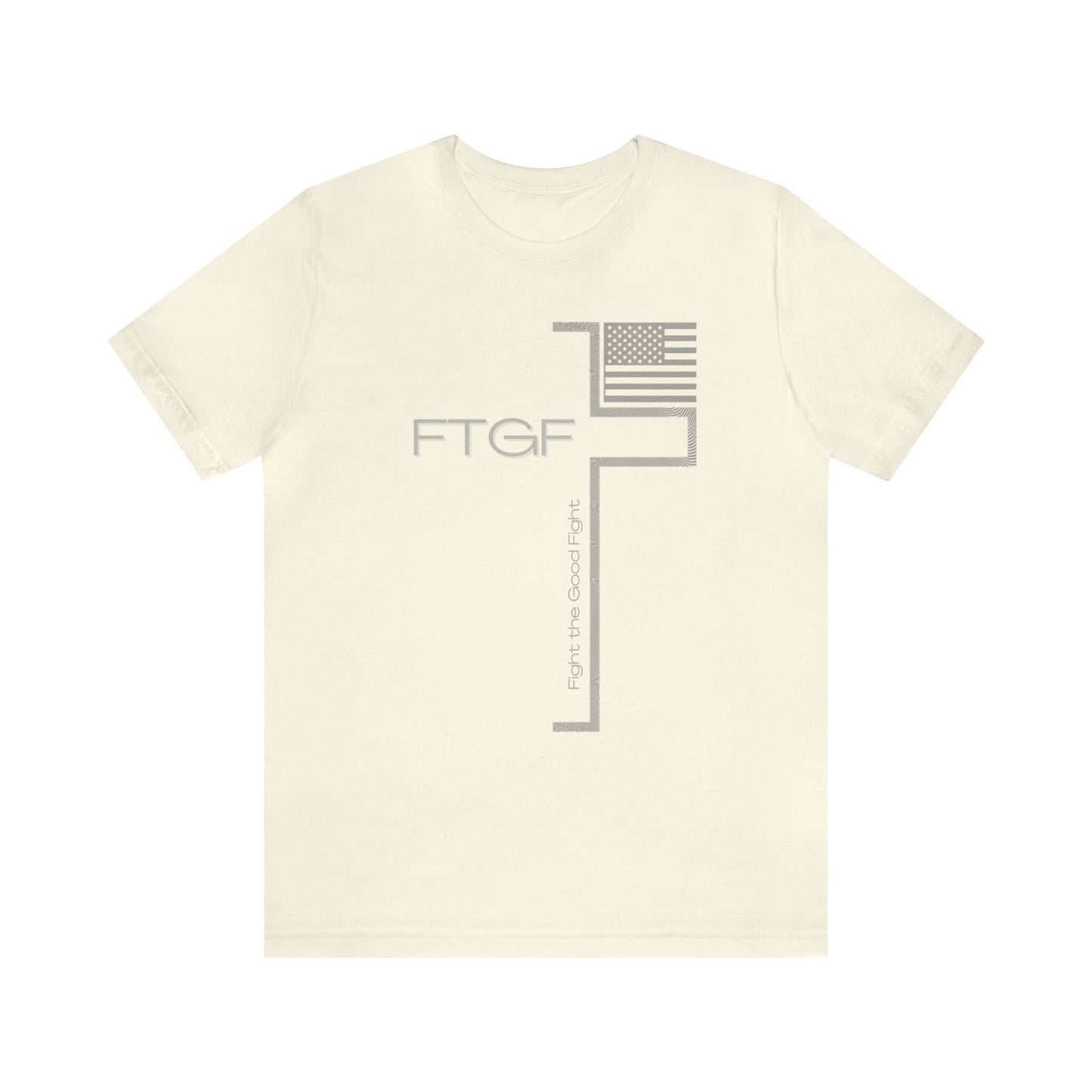 Fight the Good Fight FTGF by Revival Unisex Jersey Short Sleeve Tee, Men's and Women's T-Shirt