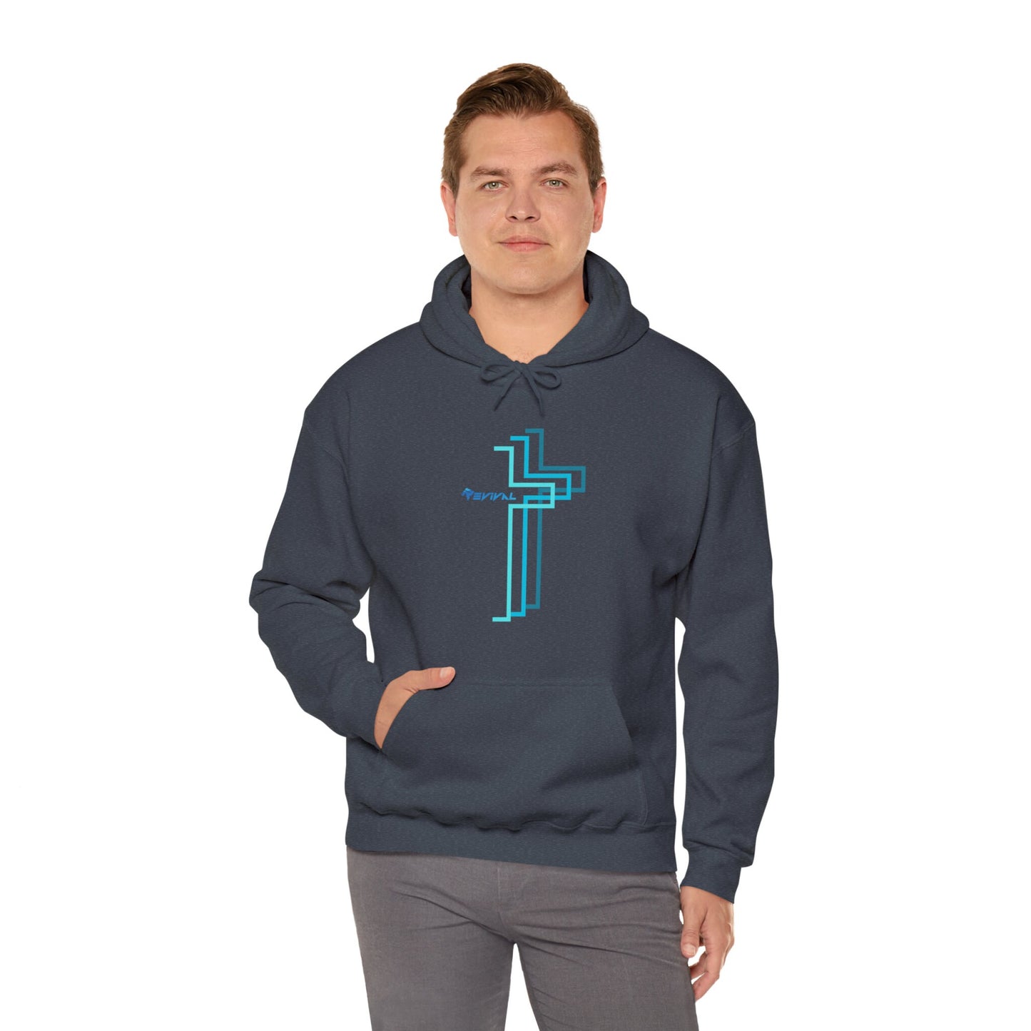 Calvary Intersection by Revival Hooded Sweatshirt, Men's and Women's Hoodie