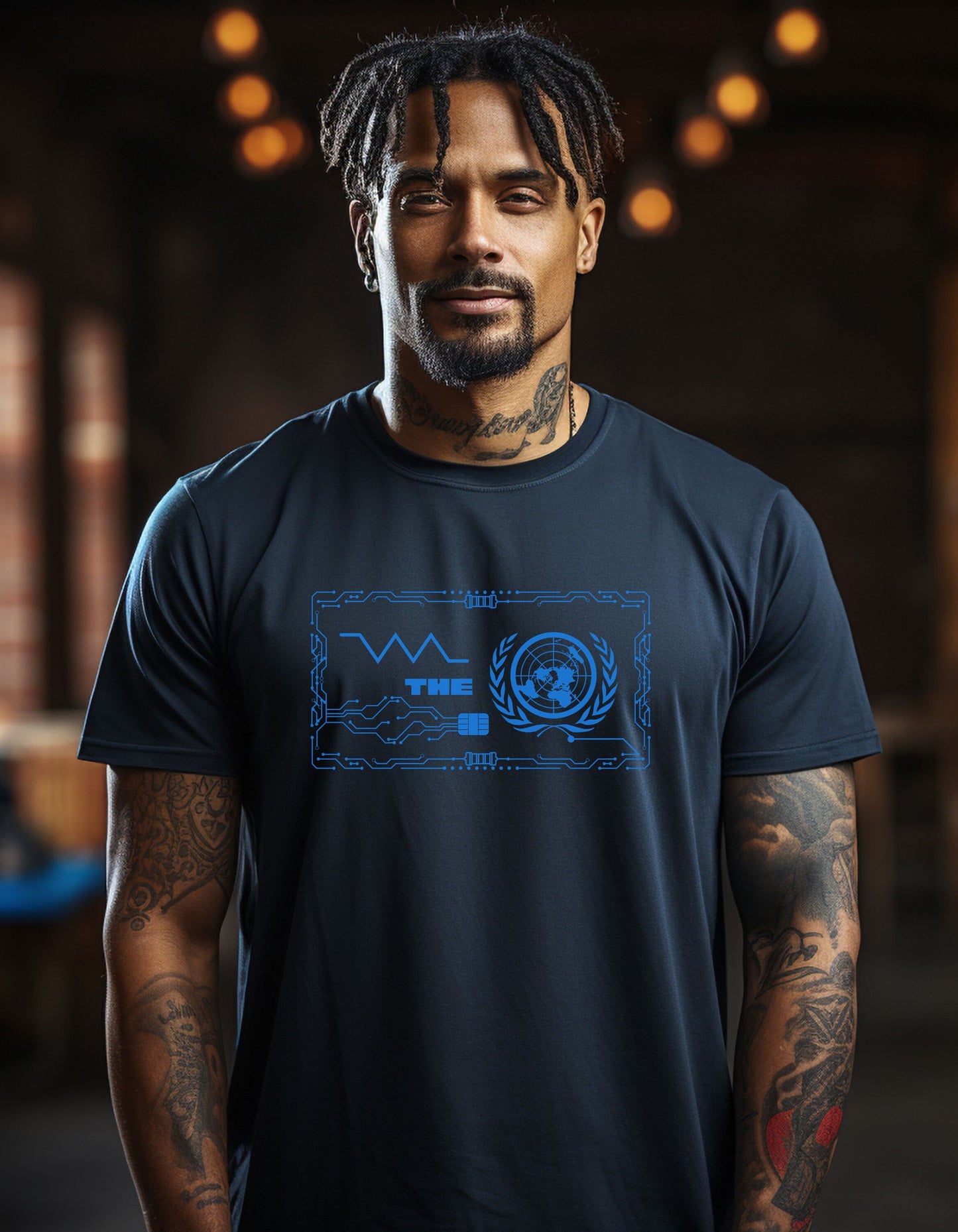 Resist The UN by Revival Men's and Women's Cotton T-Shirt, Gift for Men, Gift for Women
