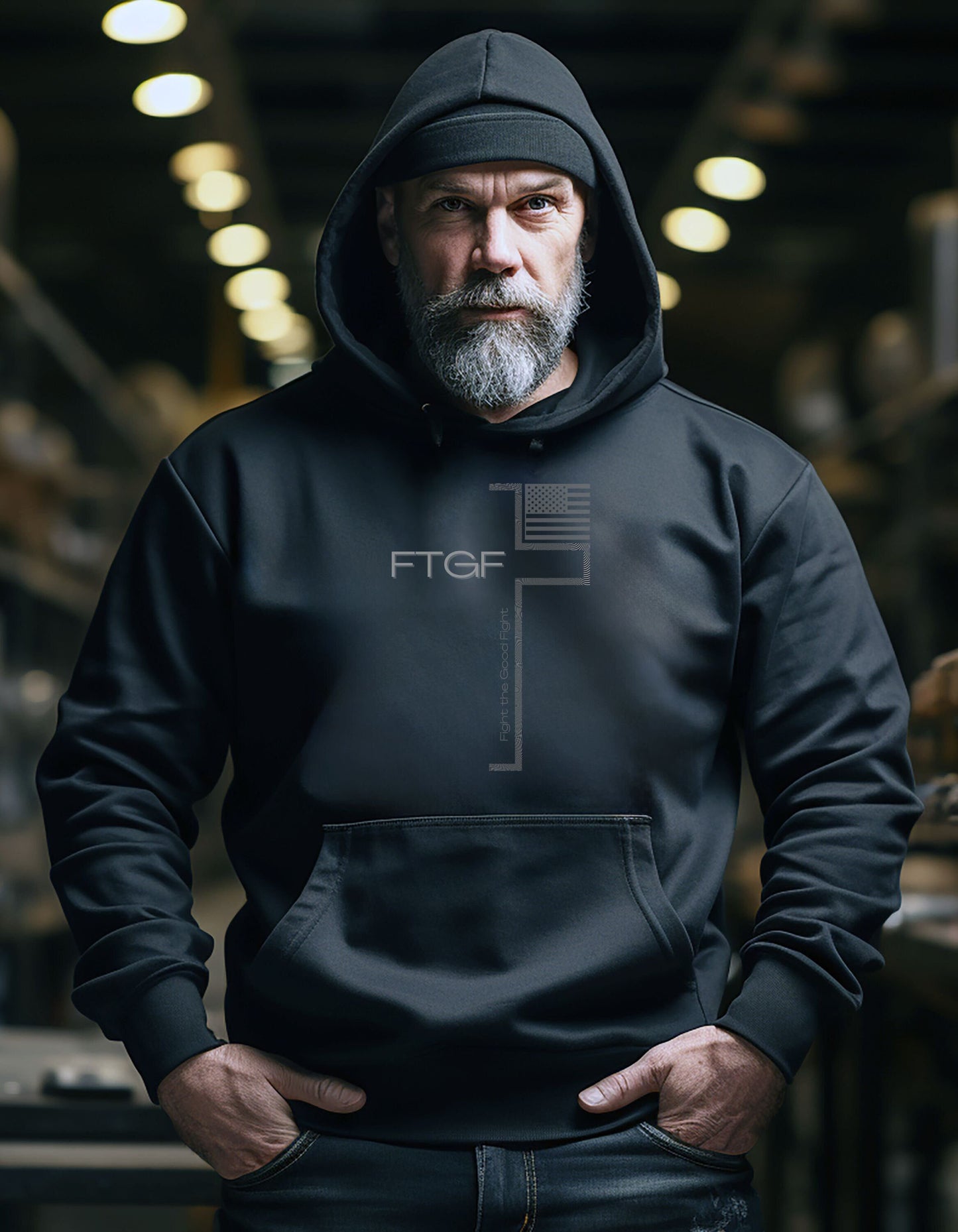 FTGF Hoodie by Revival Hooded Sweatshirt Men's and Women's