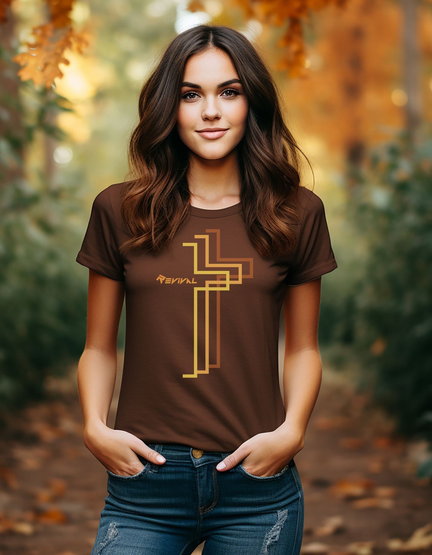 Calvary Pumpkin Spice T-Shirt by Revival Short Sleeve Tee, Men's and Women's T-Shirt