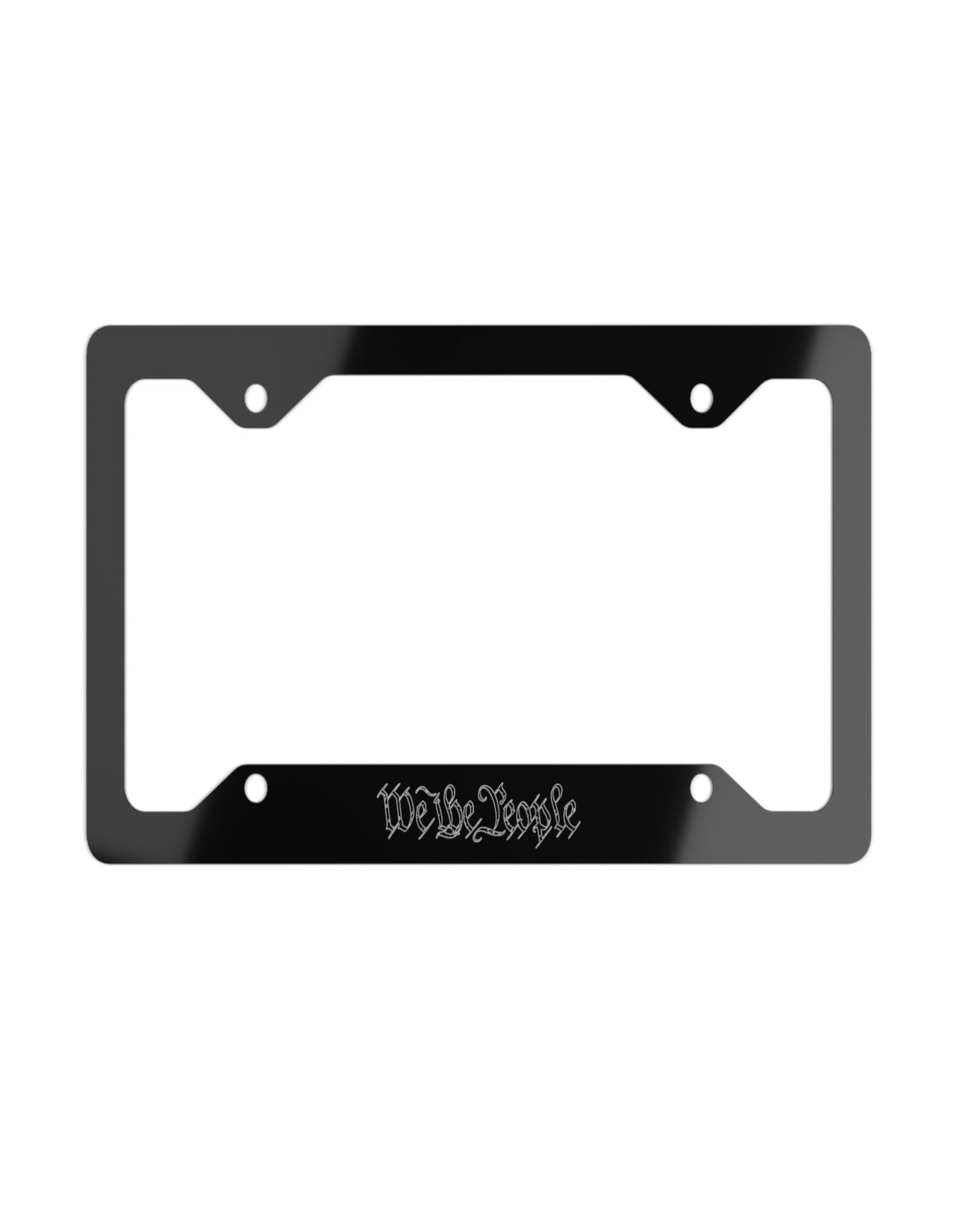 We the People Tattered by Revival Metal License Plate Frame