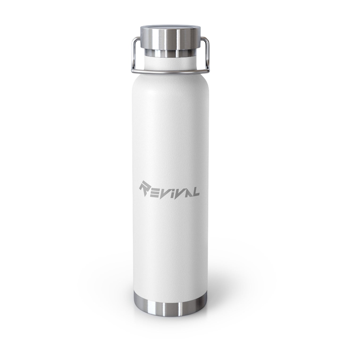 Revival Logo Copper Vacuum Insulated Bottle, 22oz, Flask, Thermos, Container, Insulated cup, Hot or Cold liquid Drinkware