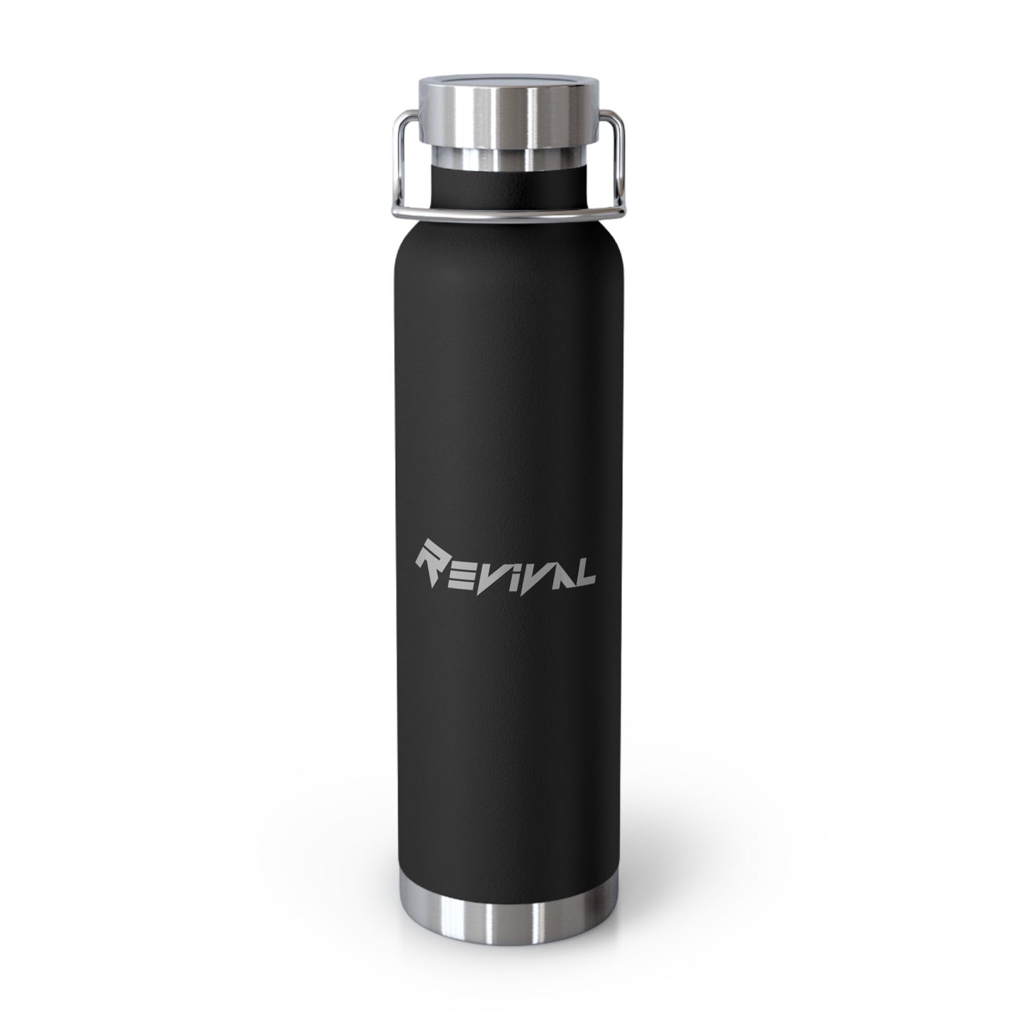 Revival Logo Copper Vacuum Insulated Bottle, 22oz, Flask, Thermos, Container, Insulated cup, Hot or Cold liquid Drinkware