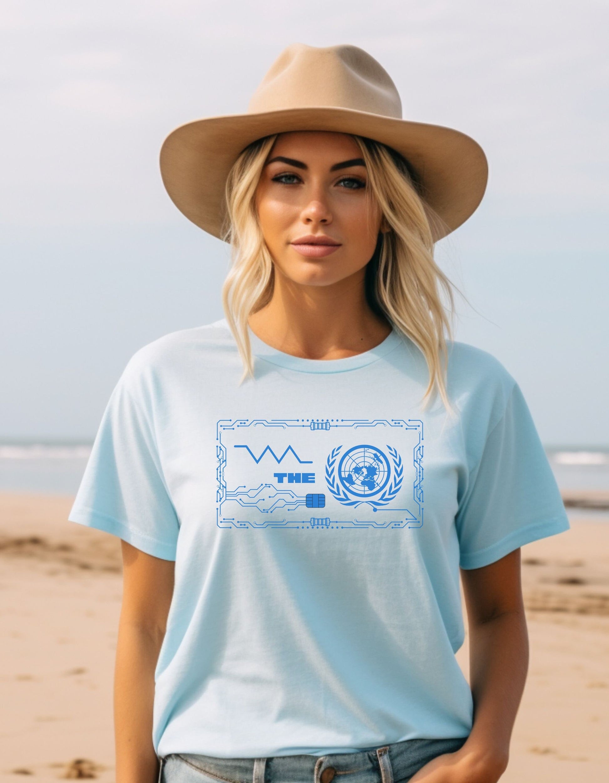 Resist The UN by Revival Men's and Women's Cotton T-Shirt, Gift for Men, Gift for Women